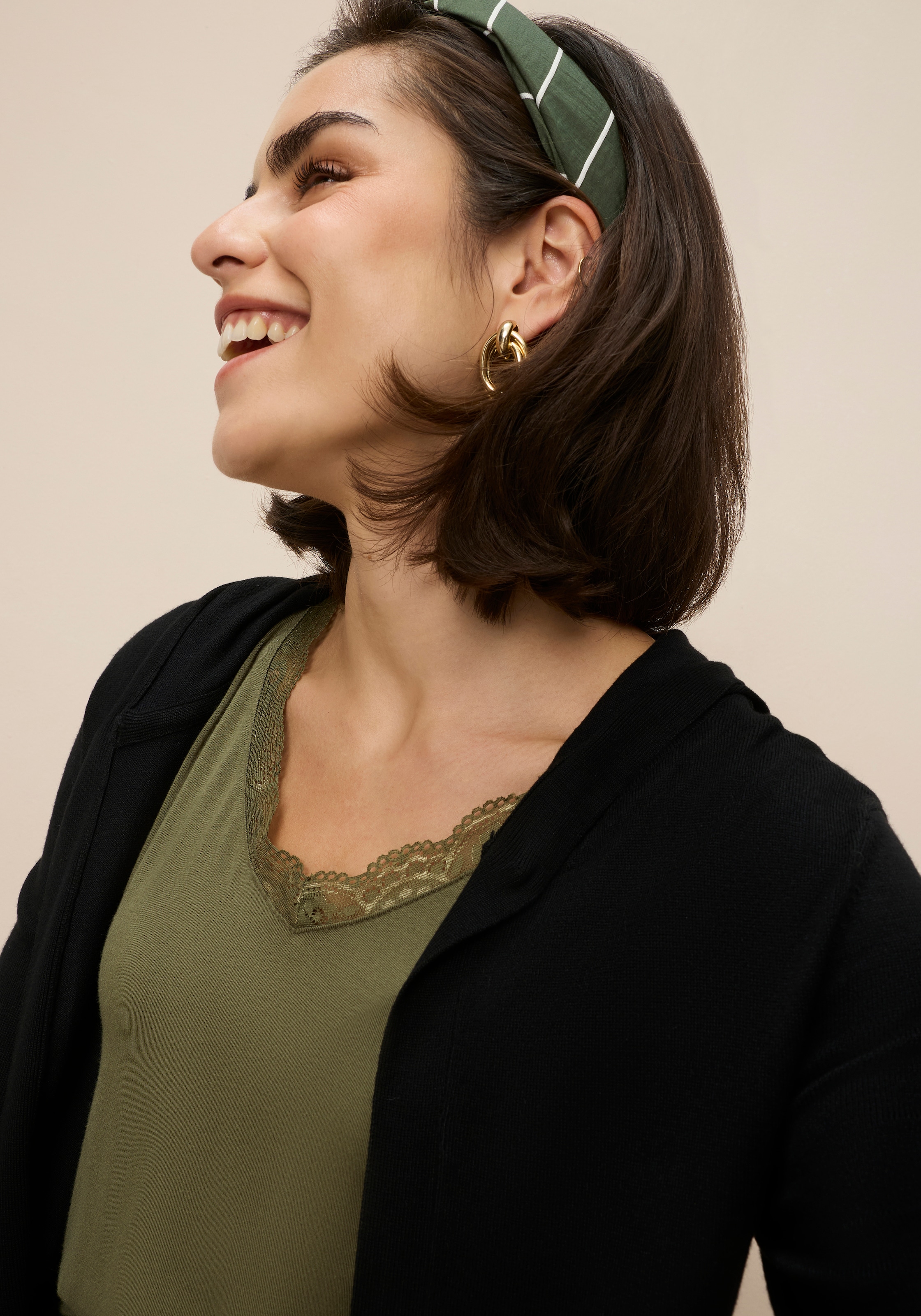 Tamaris Strickjacke mit Kapuze