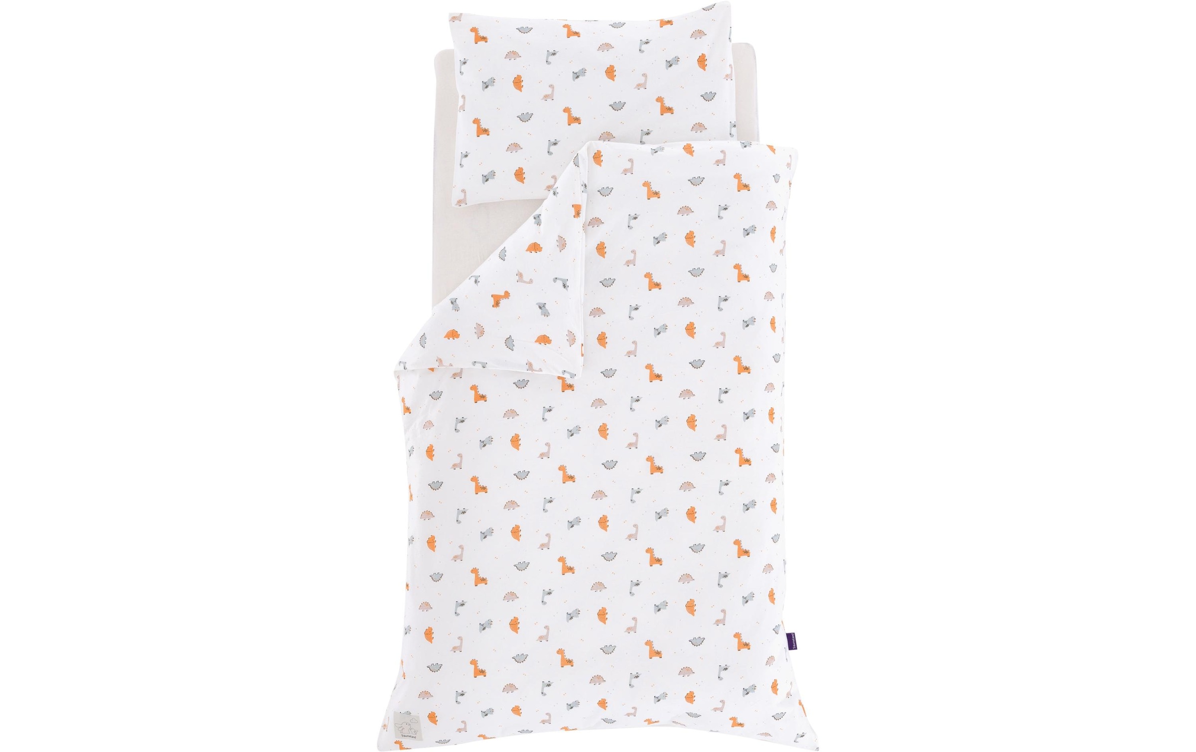 Image of Träumeland Kinderbettwäsche "Dinolino 100/135 + 40/60 cm" 2 Stk.
