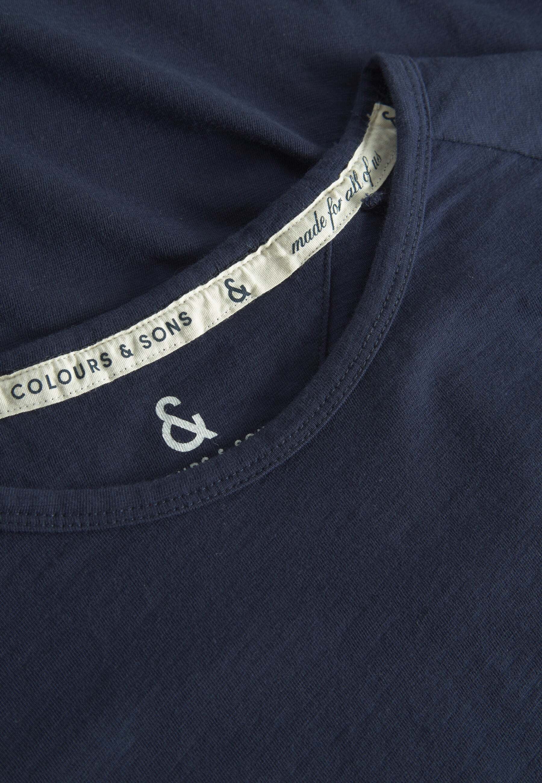 colours & sons Langarmshirt »colours & sons Langarmshirts Longsleeve - Slub«