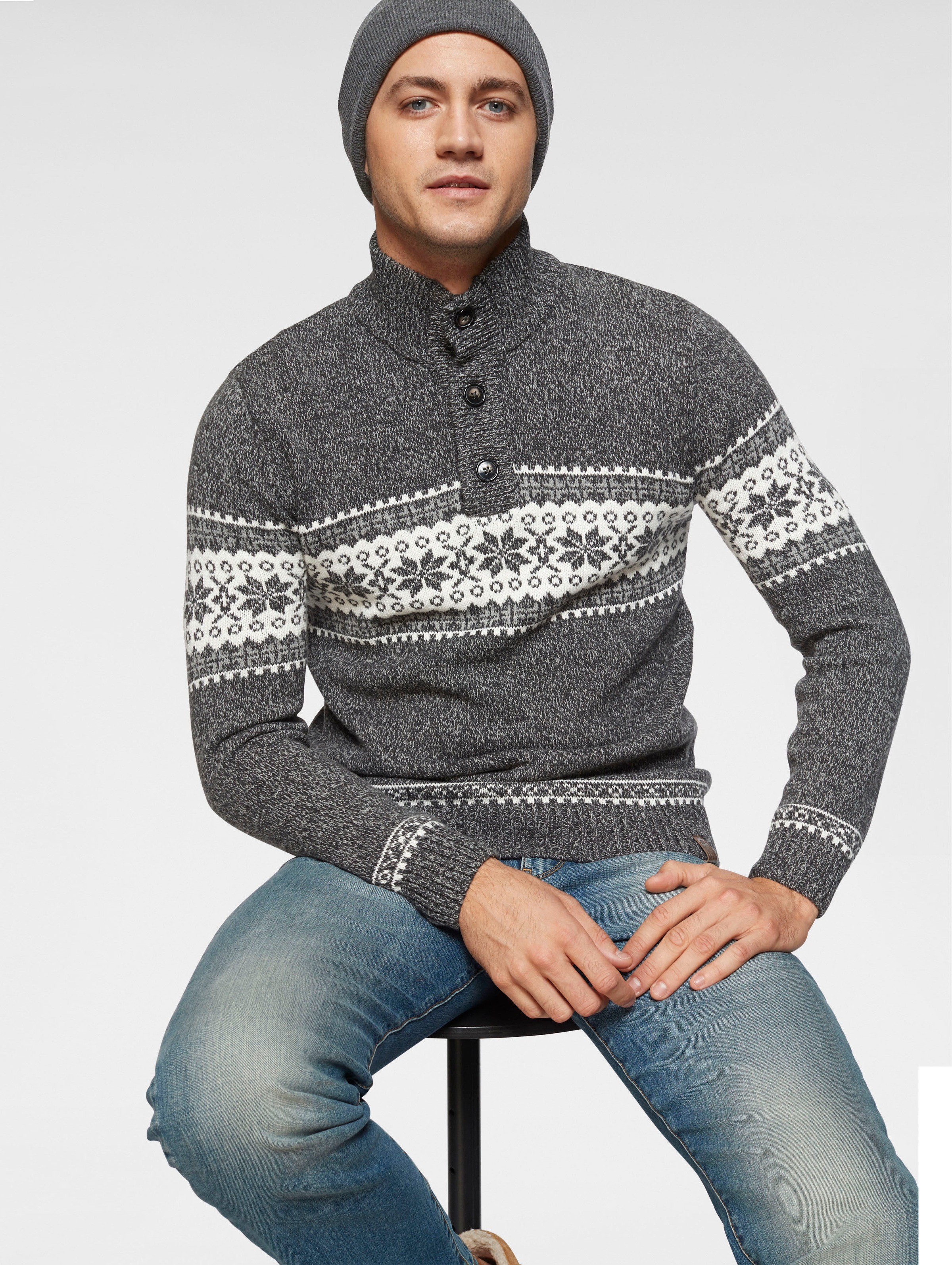 Image of Rhode Island Troyer, mit Norwegermuster bei Ackermann Versand Schweiz