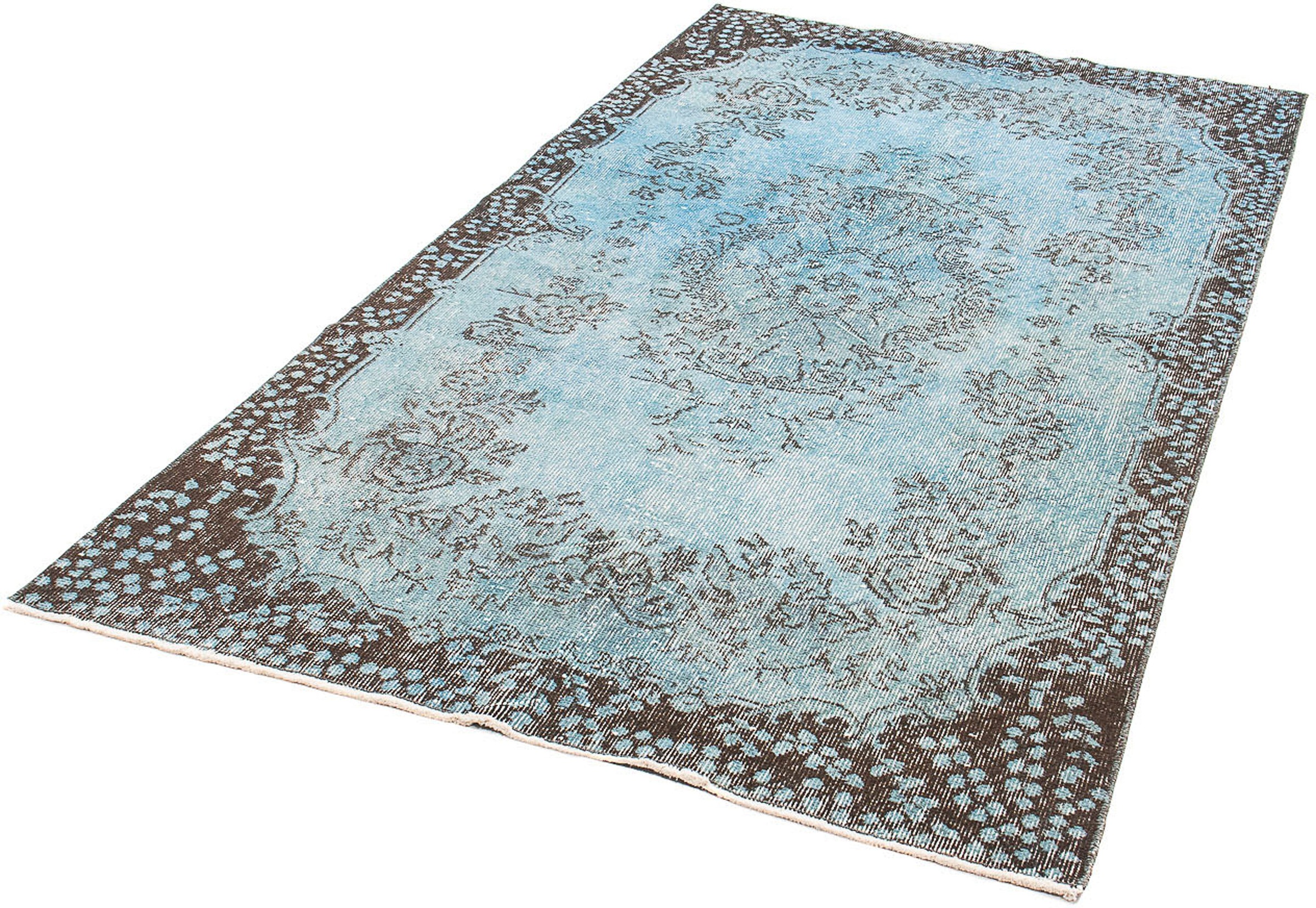 Image of morgenland Teppich »Vintage - 214 x 116 cm - blau«, rechteckig, 8 mm Höhe, Wohnzimmer, Handgeknüpft, Einzelstück mit Zertifikat bei Ackermann Versand Schweiz