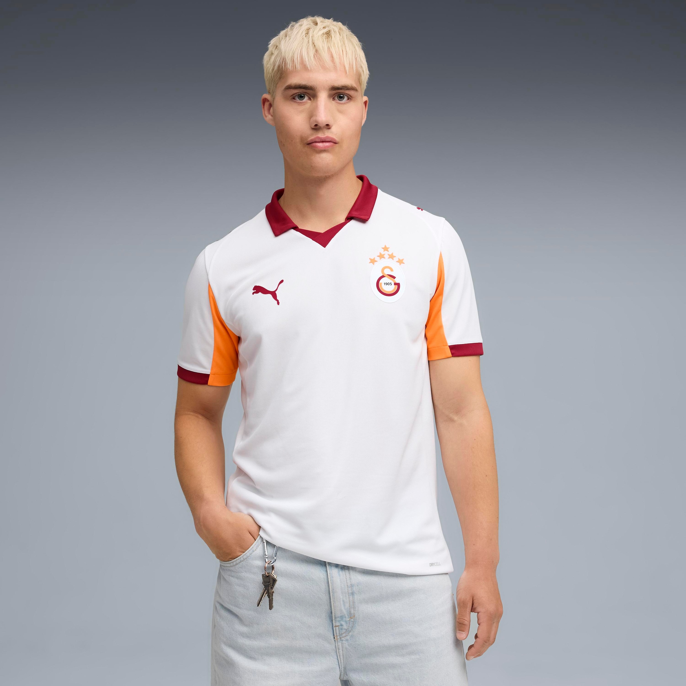 Image of PUMA Fussballtrikot "GSK AWAY JERSEY REPLICA W/O SPONSOR WITH STAR" Fussball, Trikot, mit Rundhalsausschnitt, mit DryCELL-Technologie