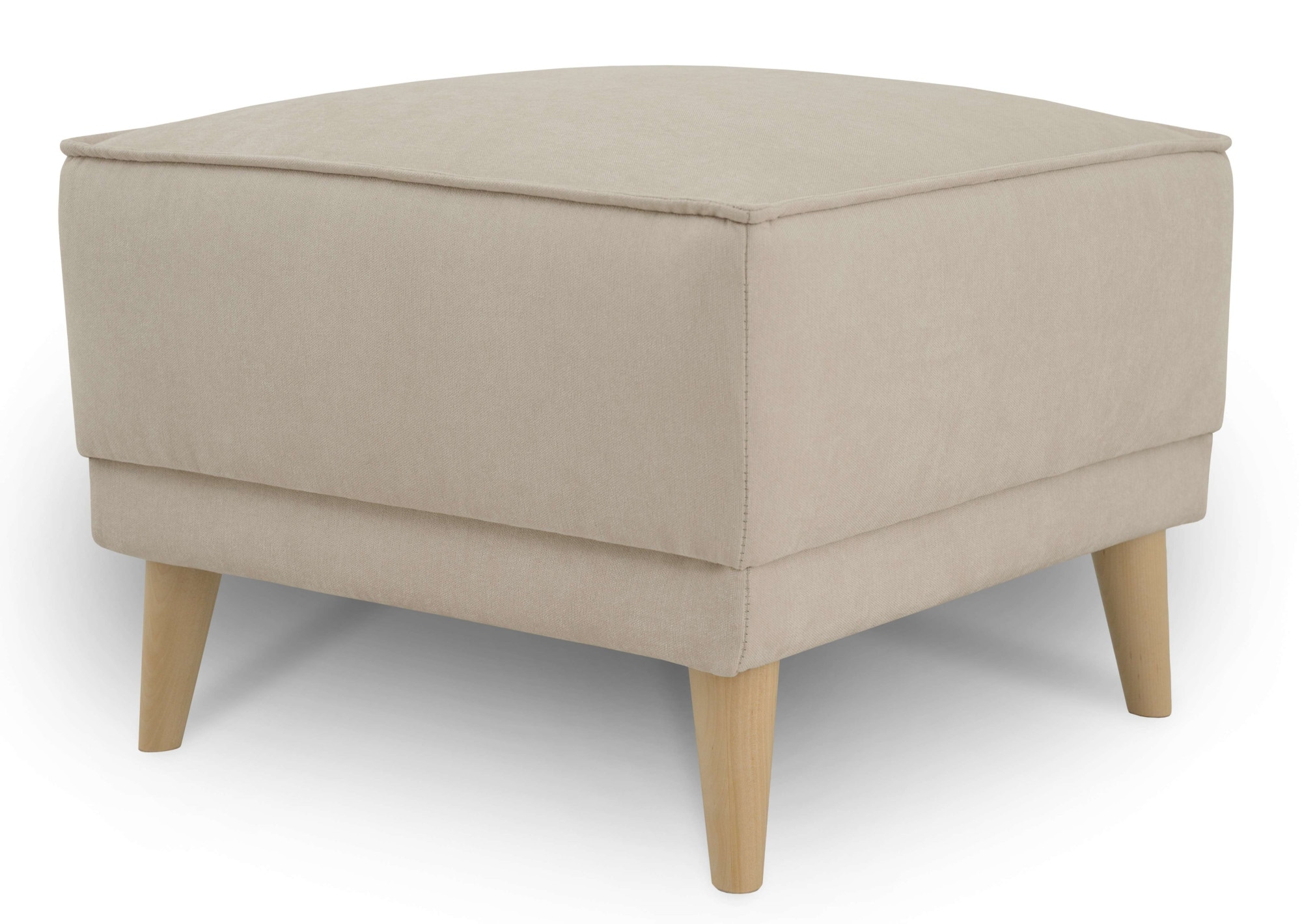 GOODproduct Polsterhocker »Oland Skandi« passend zur Serie Oland Skandi, Skandi-Design, Massivholzfüsse