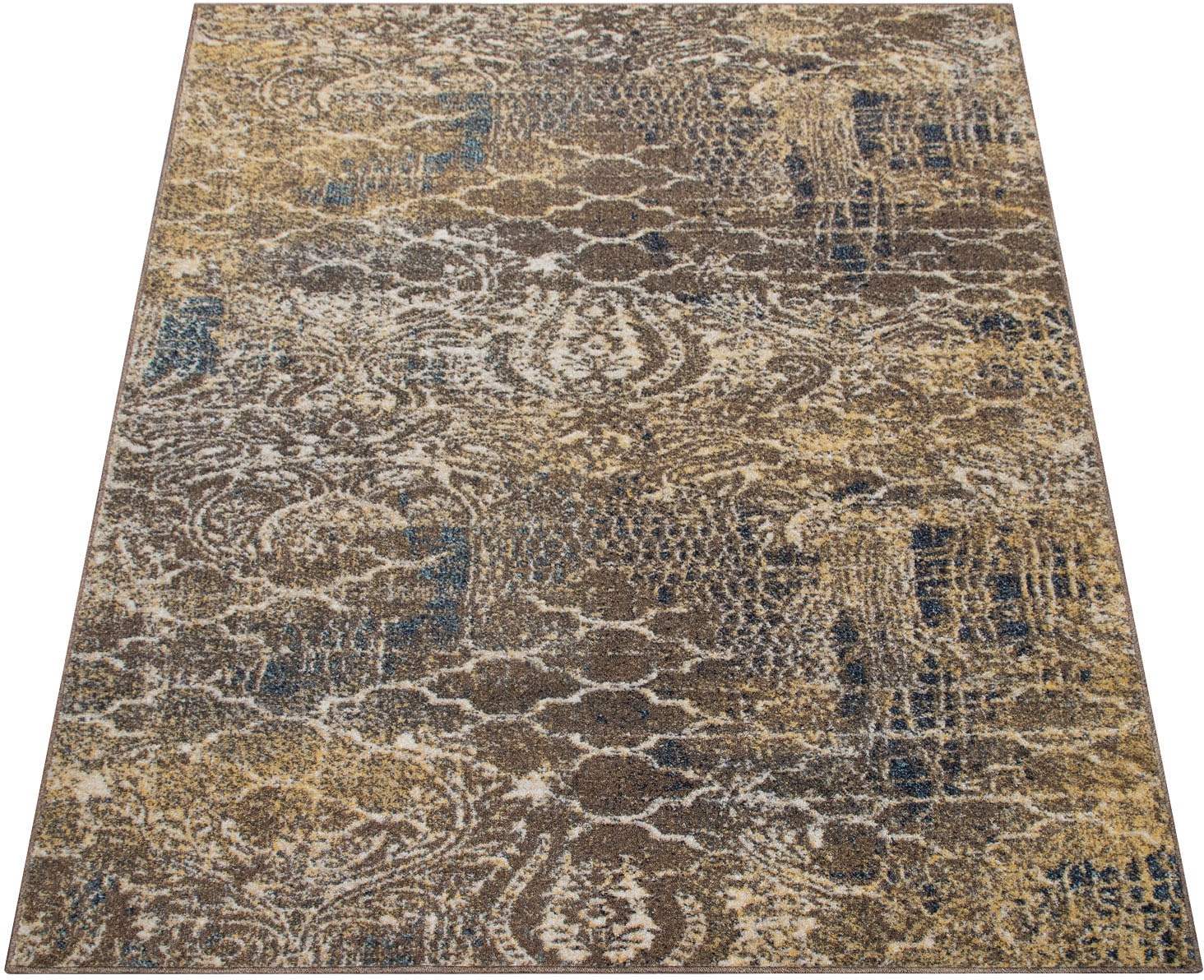 Image of Paco Home Teppich "Jazz 708" rechteckig 9 mm Höhe Kurzflor, modernes Design und Used-Look, Motiv Ornamente