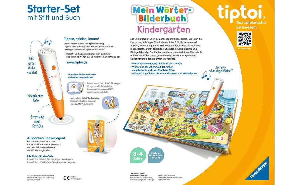 Ravensburger Lernspielzeug »tiptoi Starter-Set: Kindergarten«