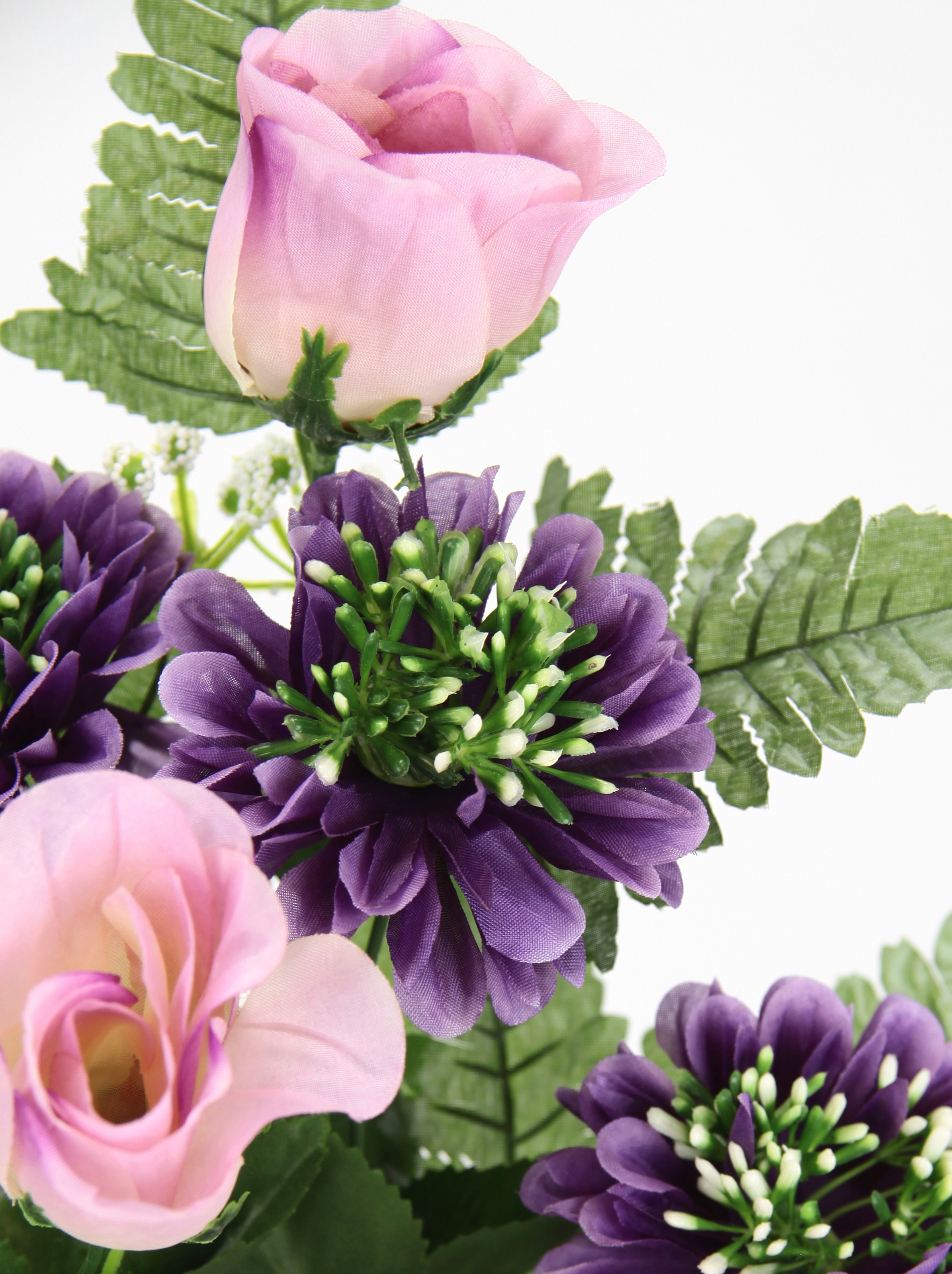 I.GE.A. Kunstblume »Bouquet Rosen und Gerbera zum Legen« 2er Set Kunstblumenstrauss