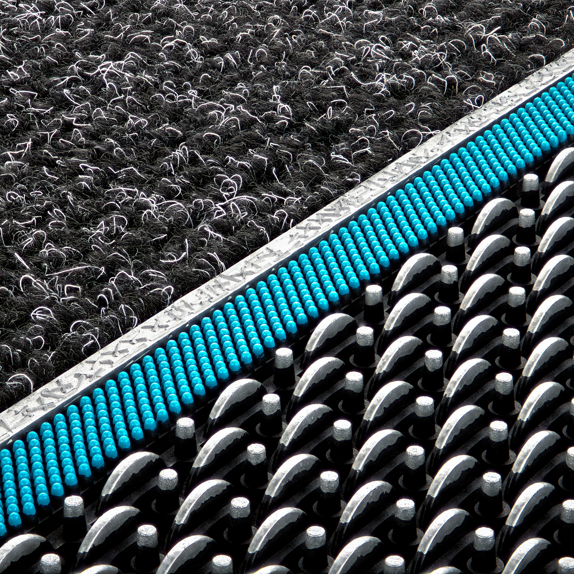 Home2Fashion Fussmatte »Clean Colorado RU«, rechteckig, 12 mm Höhe, Schmutzfangmatte, mit Spruch, robust, In- und Outdoor geeignet