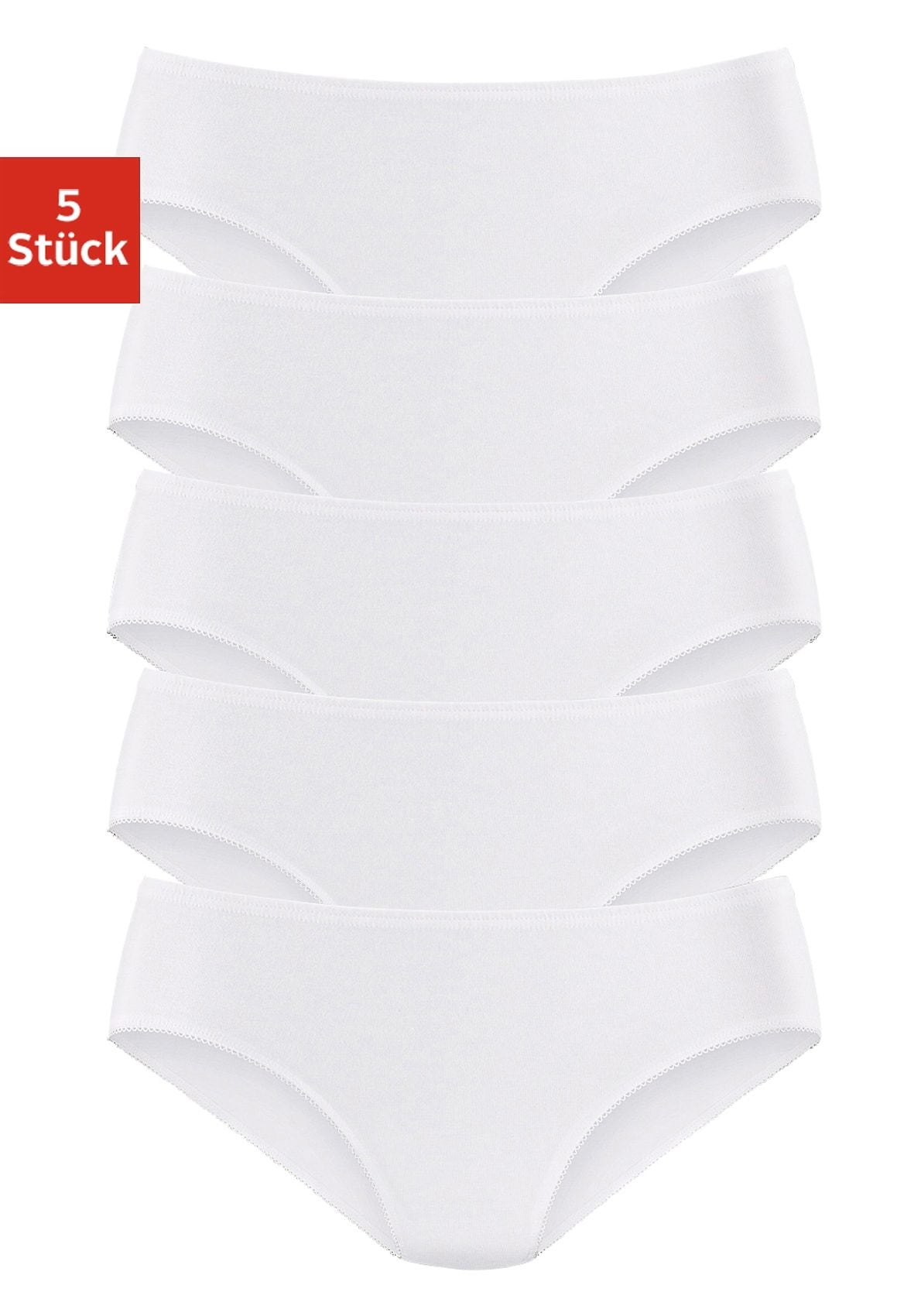 Image of petite fleur by Lascana Jazz-Pants Slips 5er-Pack, aus elastischer Baumwolle