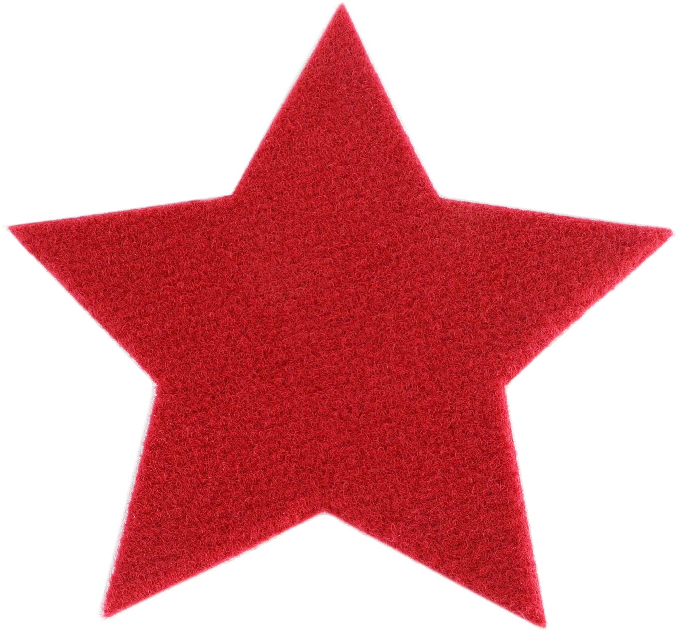 Image of Primaflor-Ideen in Textil Platzset "Stern, Weihnachtsdeko rot" ideal als Untersetzer oder Tischdeko, Grösse 16,5 cm