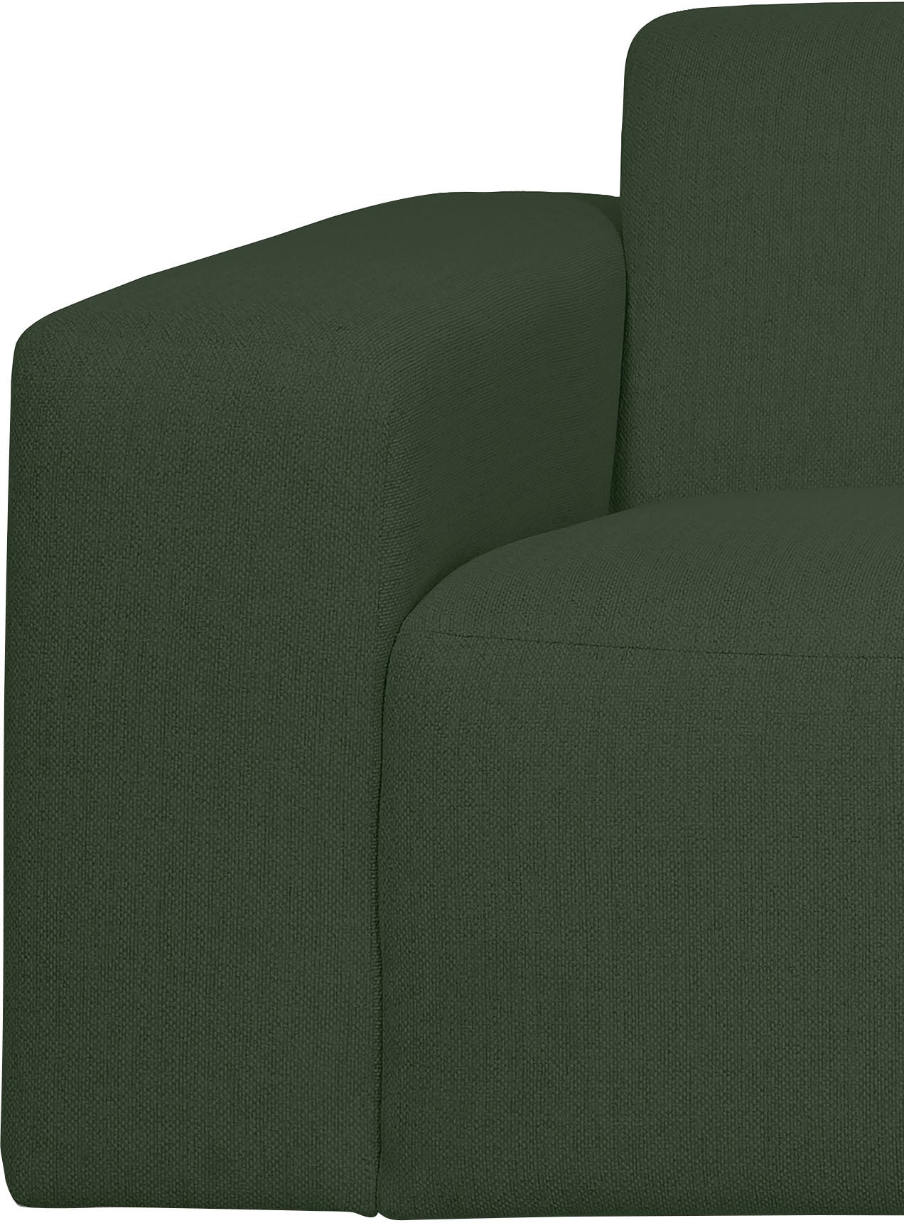 INOSIGN 3-Sitzer »Koa, 228 cm, Modulsofa in Webstoff, Cord«, Designsofa, weicher Lounge-Sitzkomfort, Welleunterfederung, bodentief