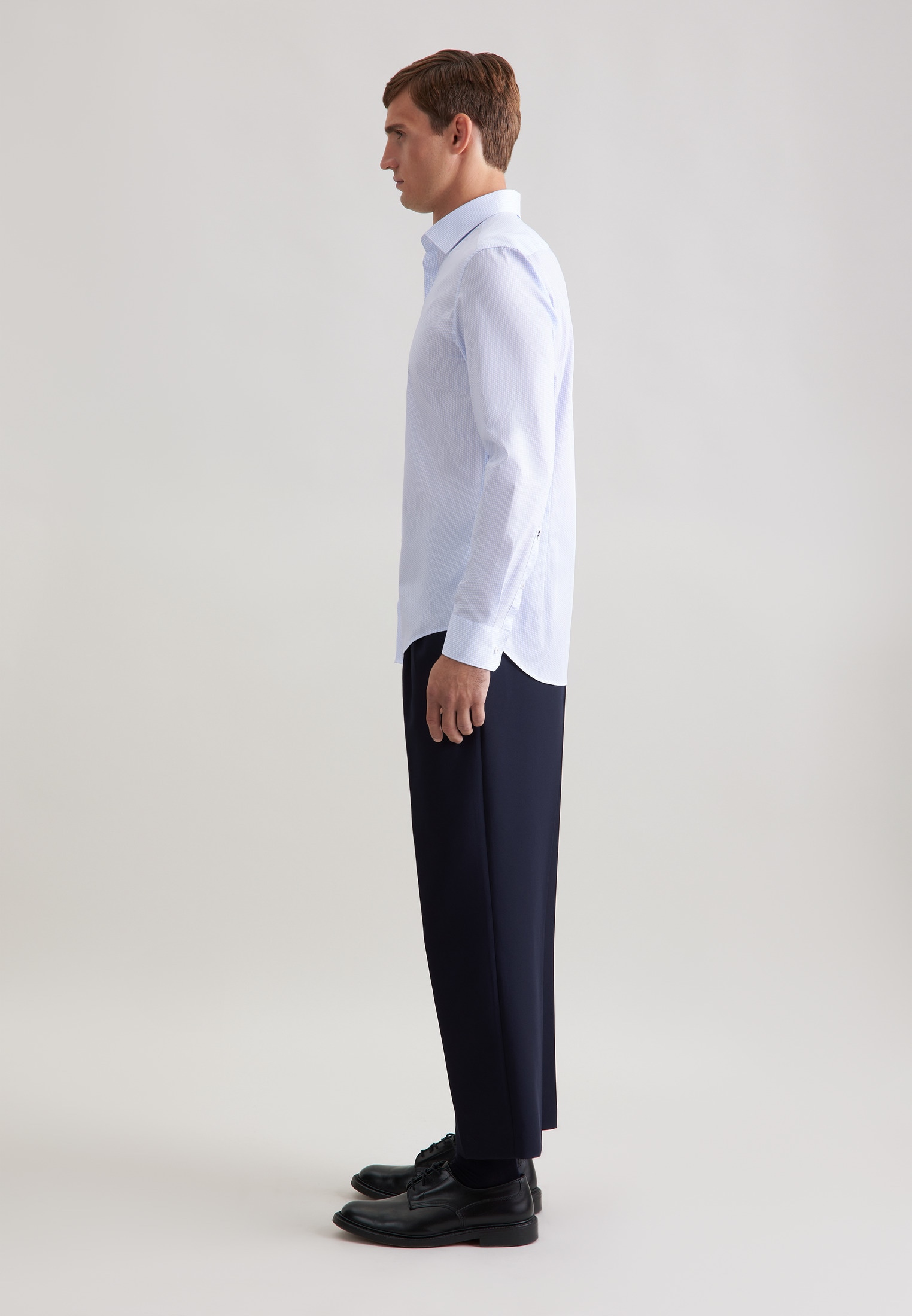 seidensticker Businesshemd »Schwarze Rose« X-Slim 1/1 Kentkragen Druck