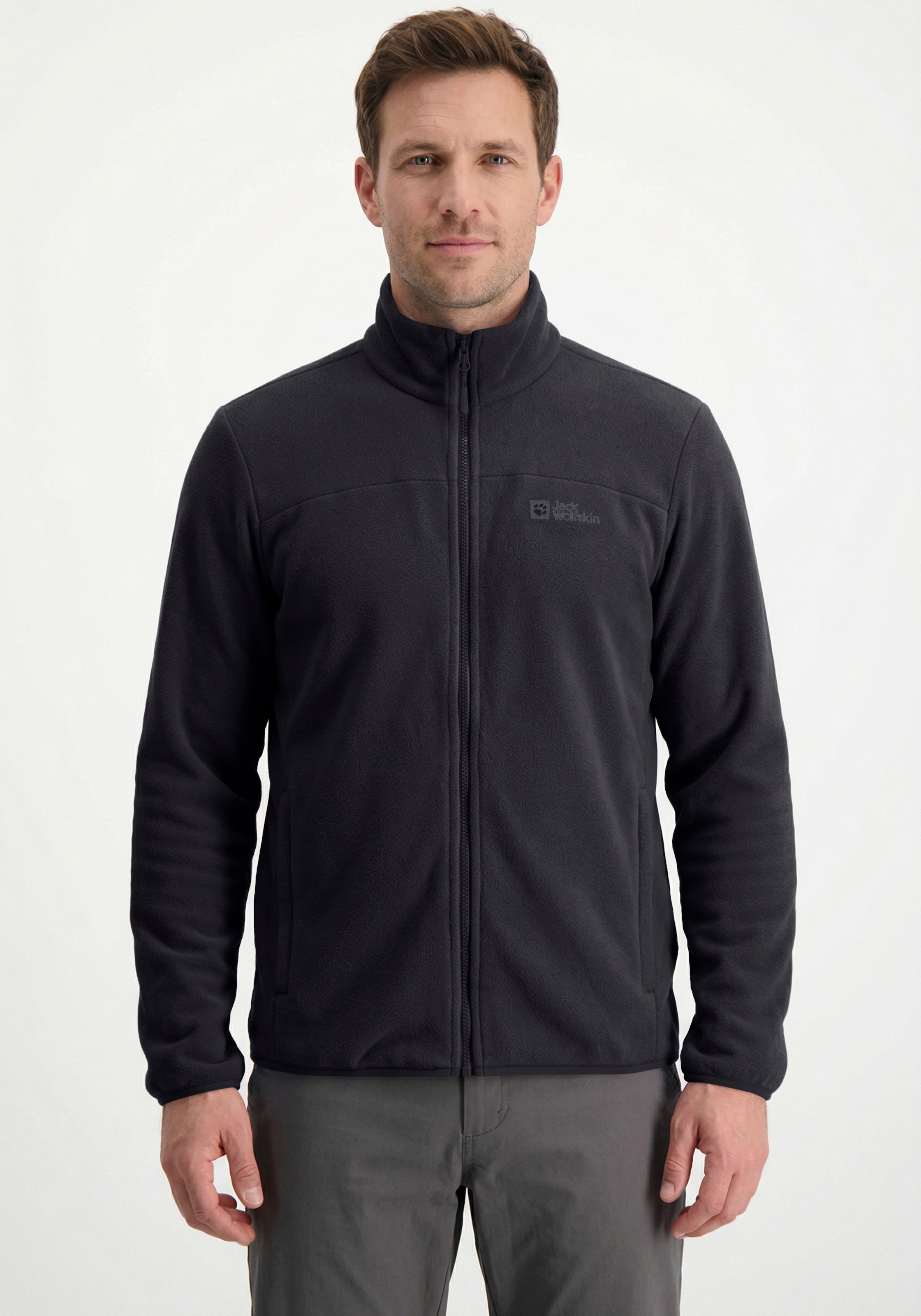 Jack Wolfskin Veste fonctionnelle 3 en 1 »TAUBENBERG 3IN1 JKT M« avec capuche avec veste extérieure et veste intérieure, imperméable, coupe-vent