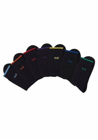 H.I.S Socken, (7 Paar), mit farbigen Bündchen kaufen