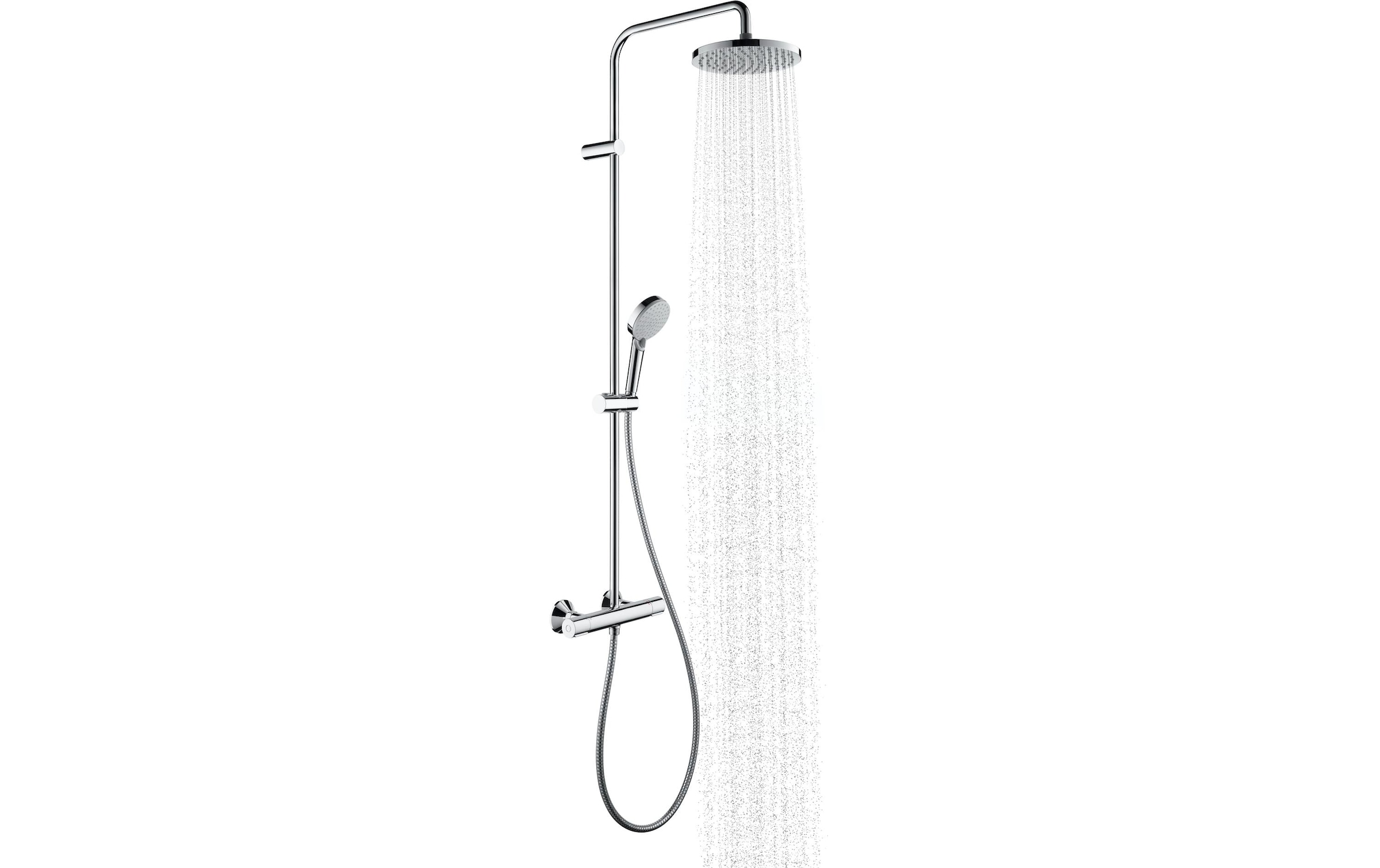 hansgrohe Duschsystem Komplett-Set,  20cm, mit Thermostat