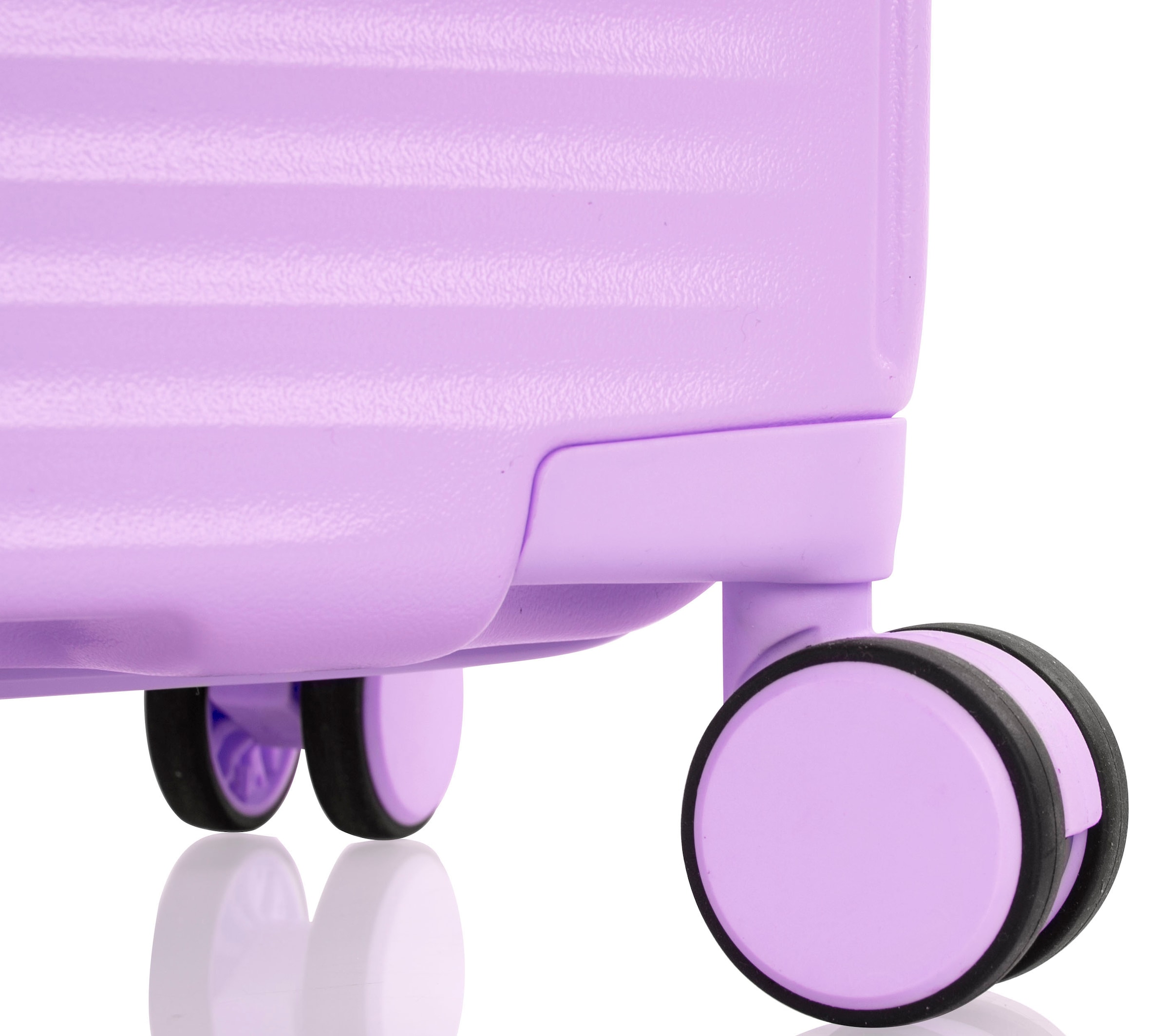 Heys Trolley à coque dure »Pastel, in verschiedenen Farben und Grössen« 109 litre 4 Rollen Heys  Handgepäck-Koffer TSA Schloss Volumenerweiterung