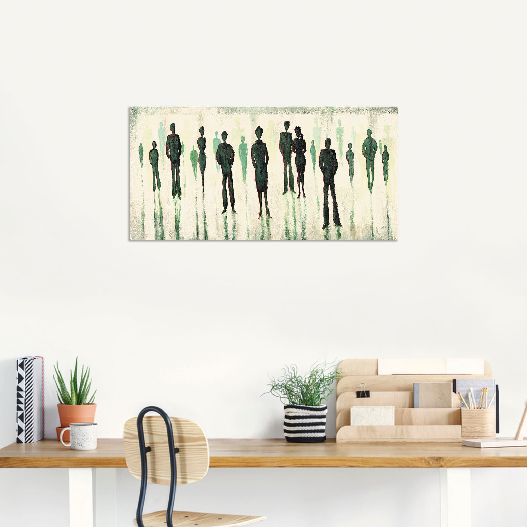 Artland Wandbild »Vor allen«, Gruppen & Familien, (1 St.), als Alubild, Outdoorbild, Leinwandbild in verschied. Grössen
