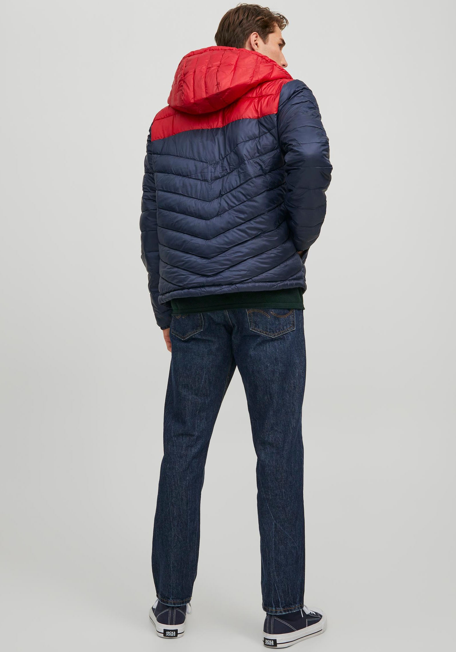 Jack & Jones Steppjacke »HERO PUFFER HOOD«, mit Kapuze