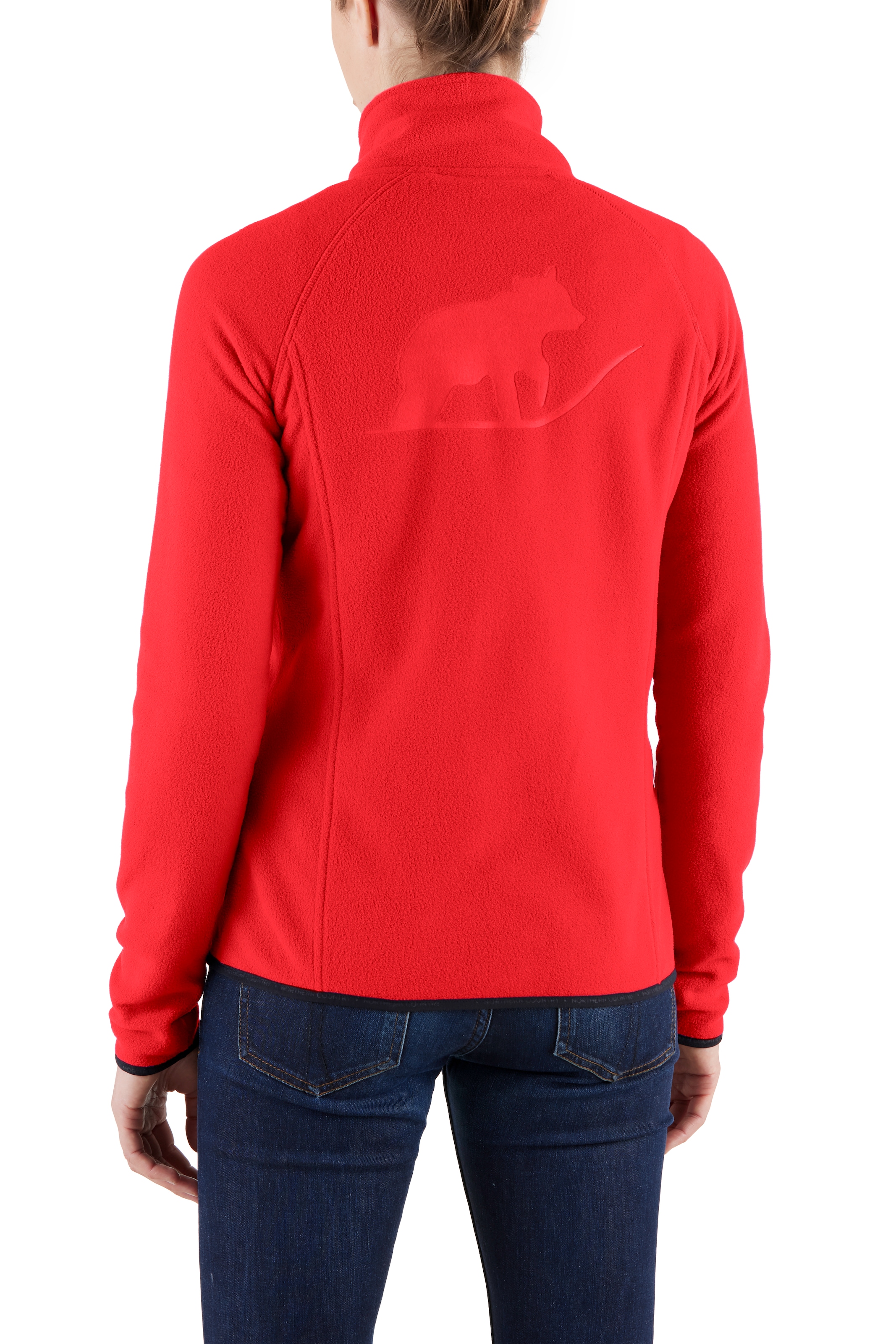 Northern Country Fleecejacke, für Damen, mit hohem Kragen