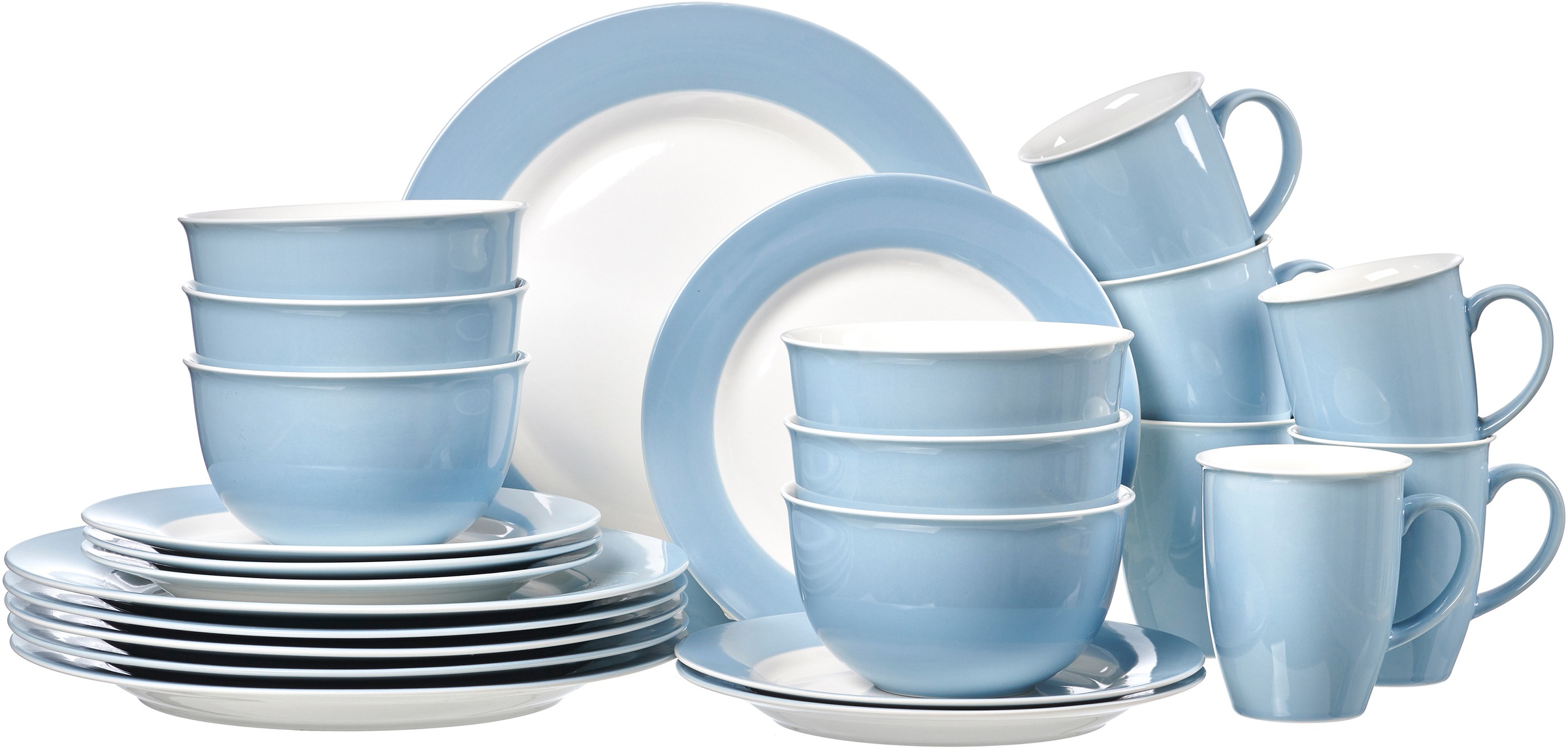 Image of Ritzenhoff & Breker Kombiservice »Doppio«, (Set, 24 tlg.), in attraktiven Farbvarianten bei Ackermann Versand Schweiz