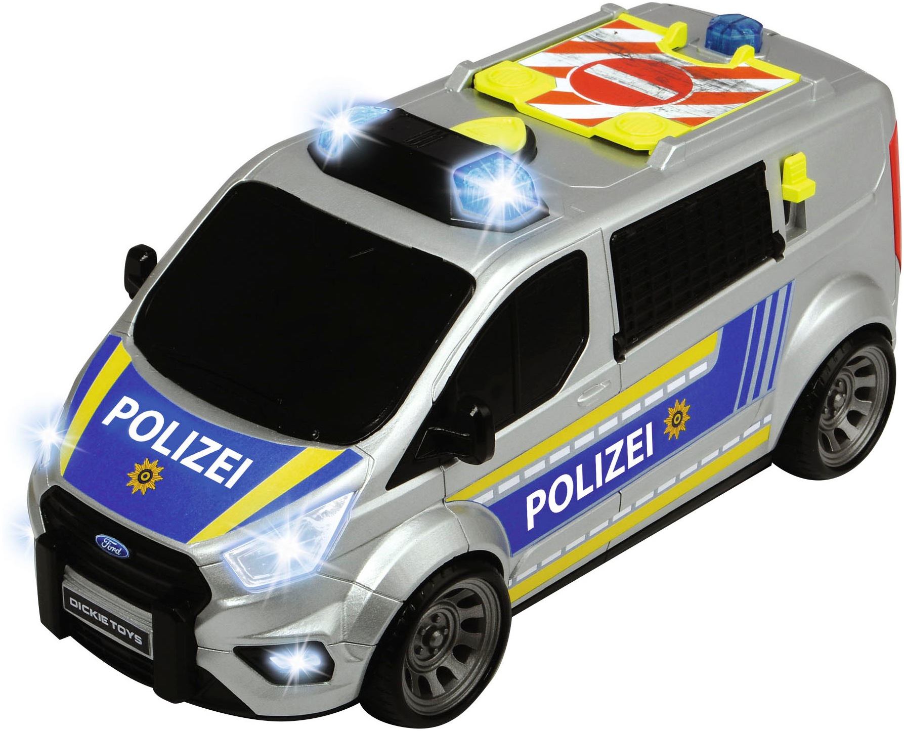 Dickie Toys Spielzeug-Transporter »Ford Transit Police« mit Licht und Sound