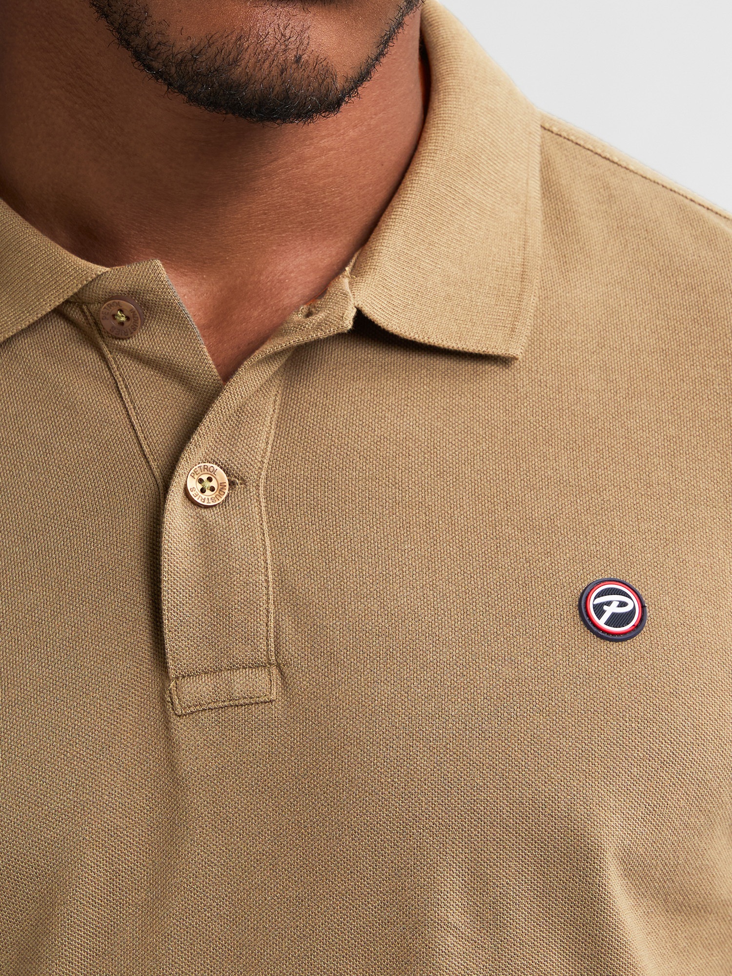 Petrol Industries Poloshirt, mit Logo Stickerei