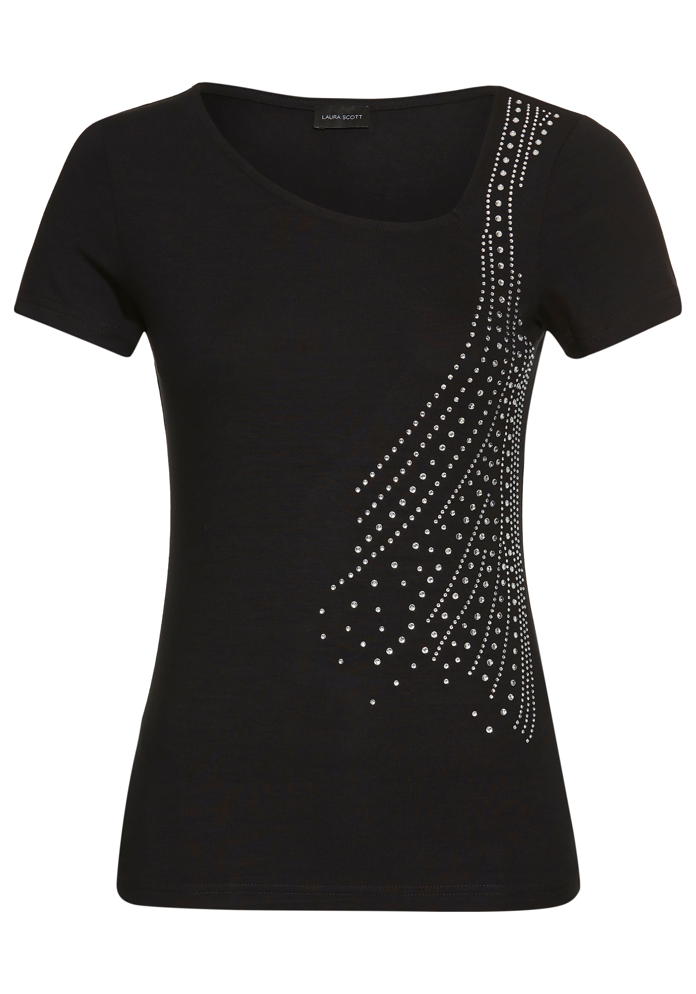 Laura Scott T-Shirt, mit Glitzersteinen