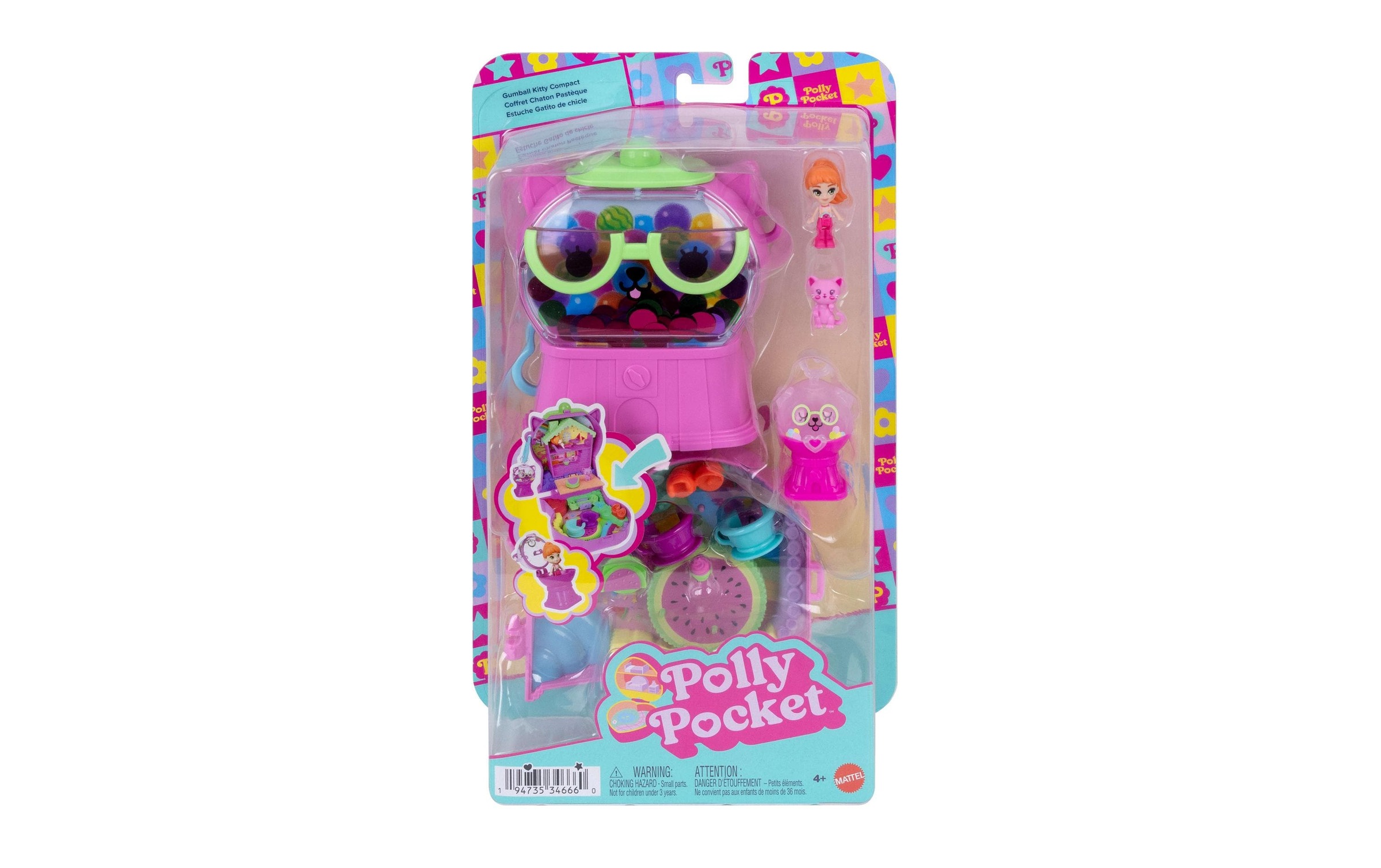 Polly Pocket Monde de jeu »Wassermelone- Kaugummi Schatulle«