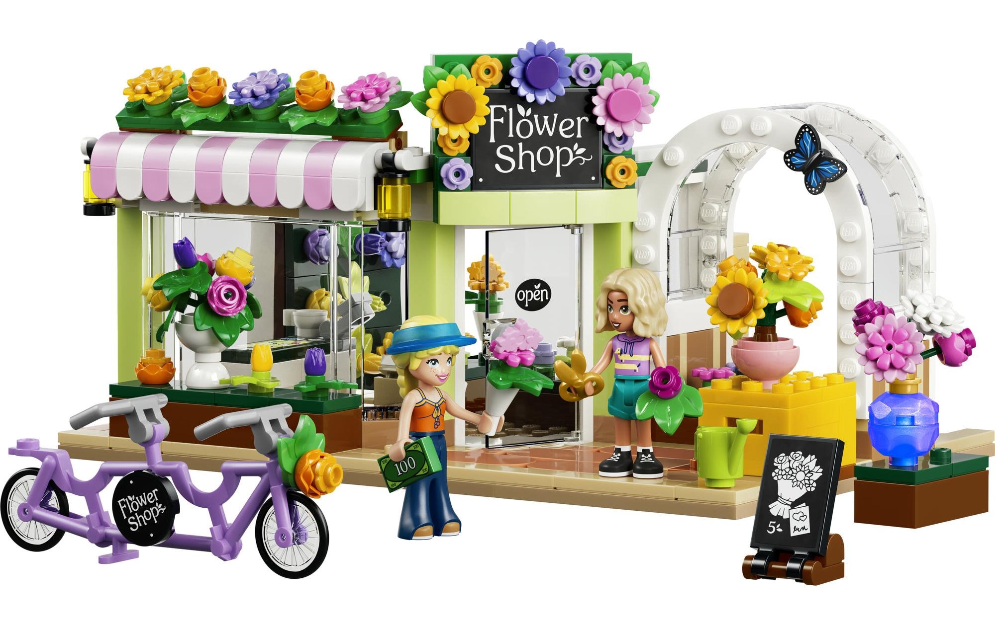 LEGO® Konstruktionsspielsteine »Kreativer Blumenladen (42693), LEGO Friends« Made in Europe