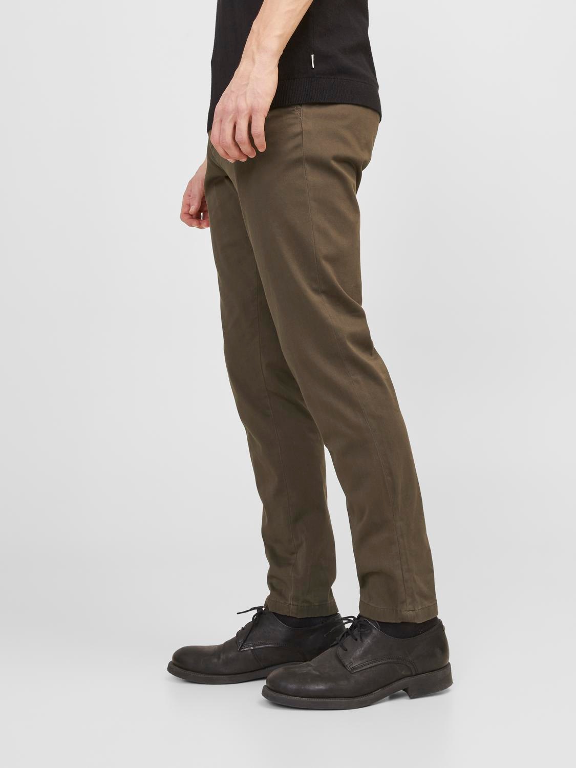 Jack & Jones Chinos »JPSTMARCO mit Stretchkomfort und schmalem Bein«, mit Reissverschluss