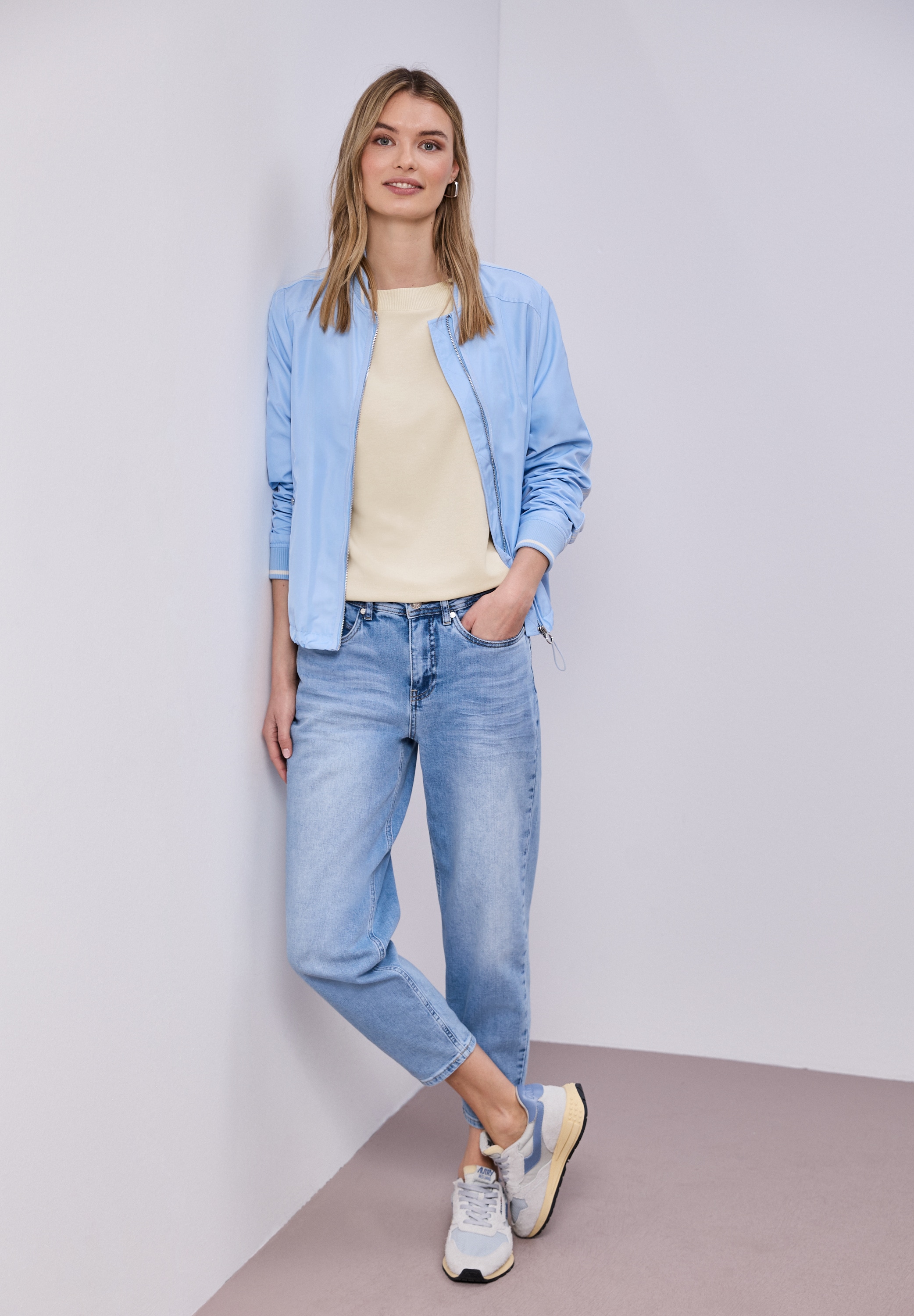 STREET ONE T-shirt à manches courtes mit elastischem Bund