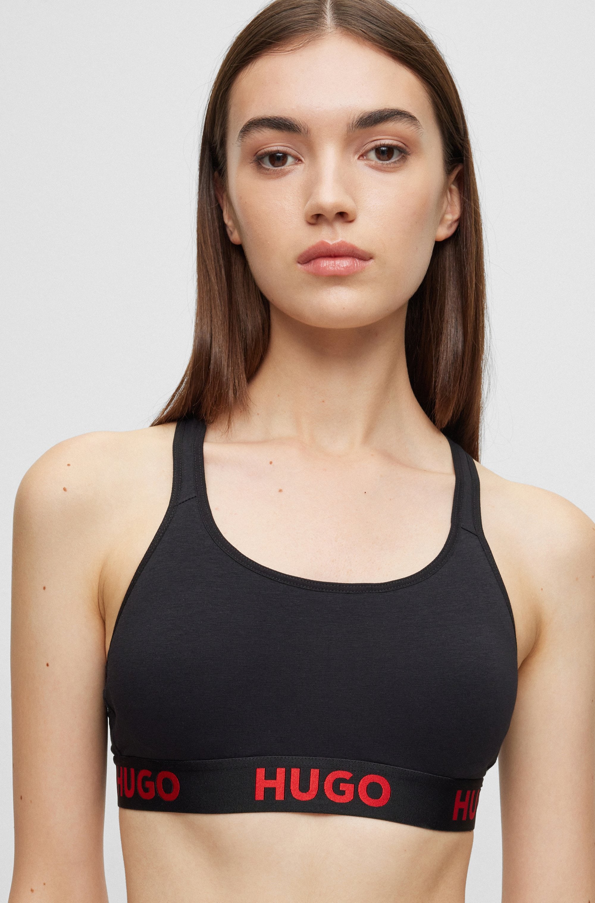 HUGO Underwear Bralette-BH »BRALETTE PADDED SPOR«, mit elastischem Bund