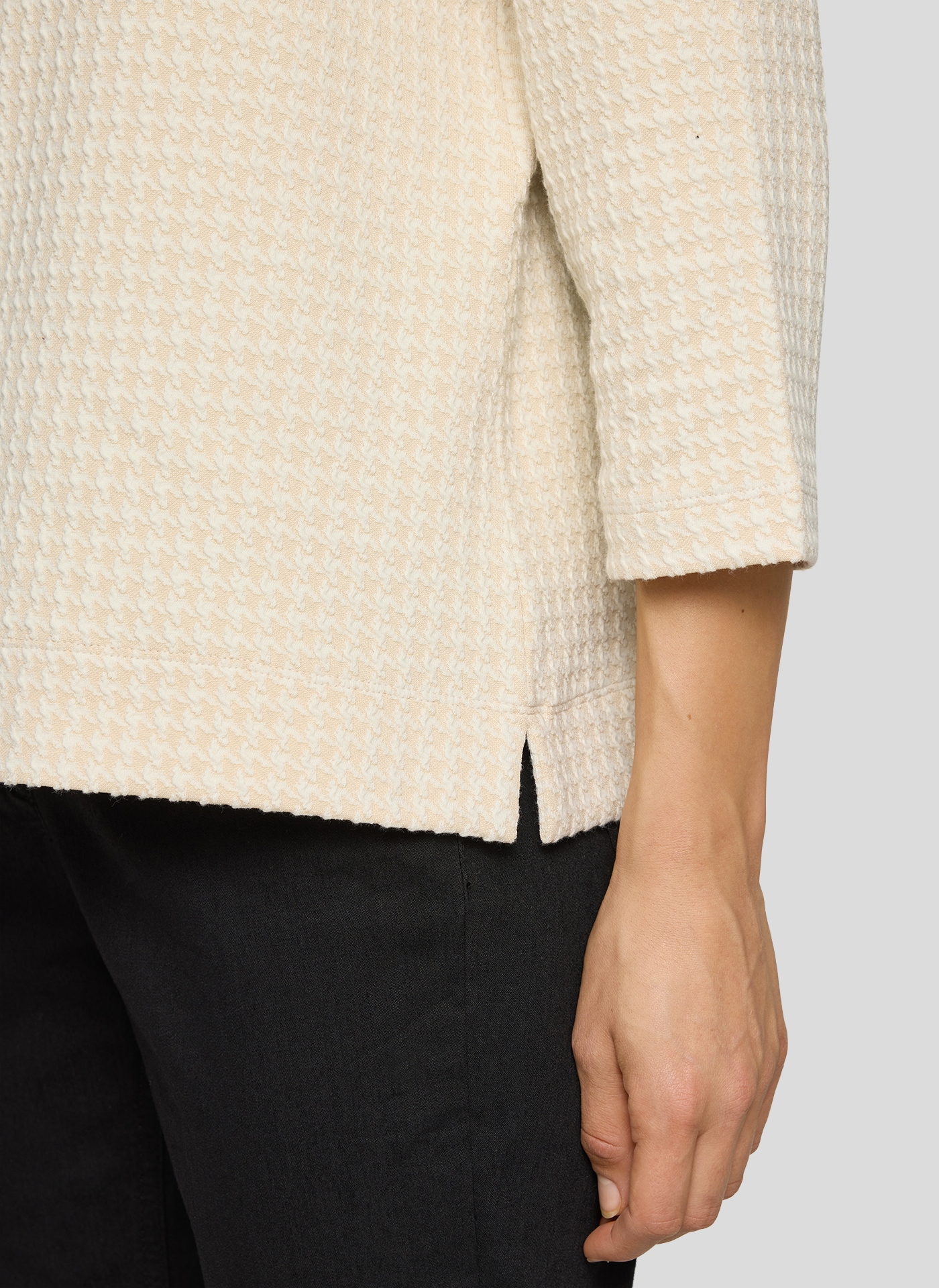 Rabe 3/4-Arm-Shirt mit grafischem Muster