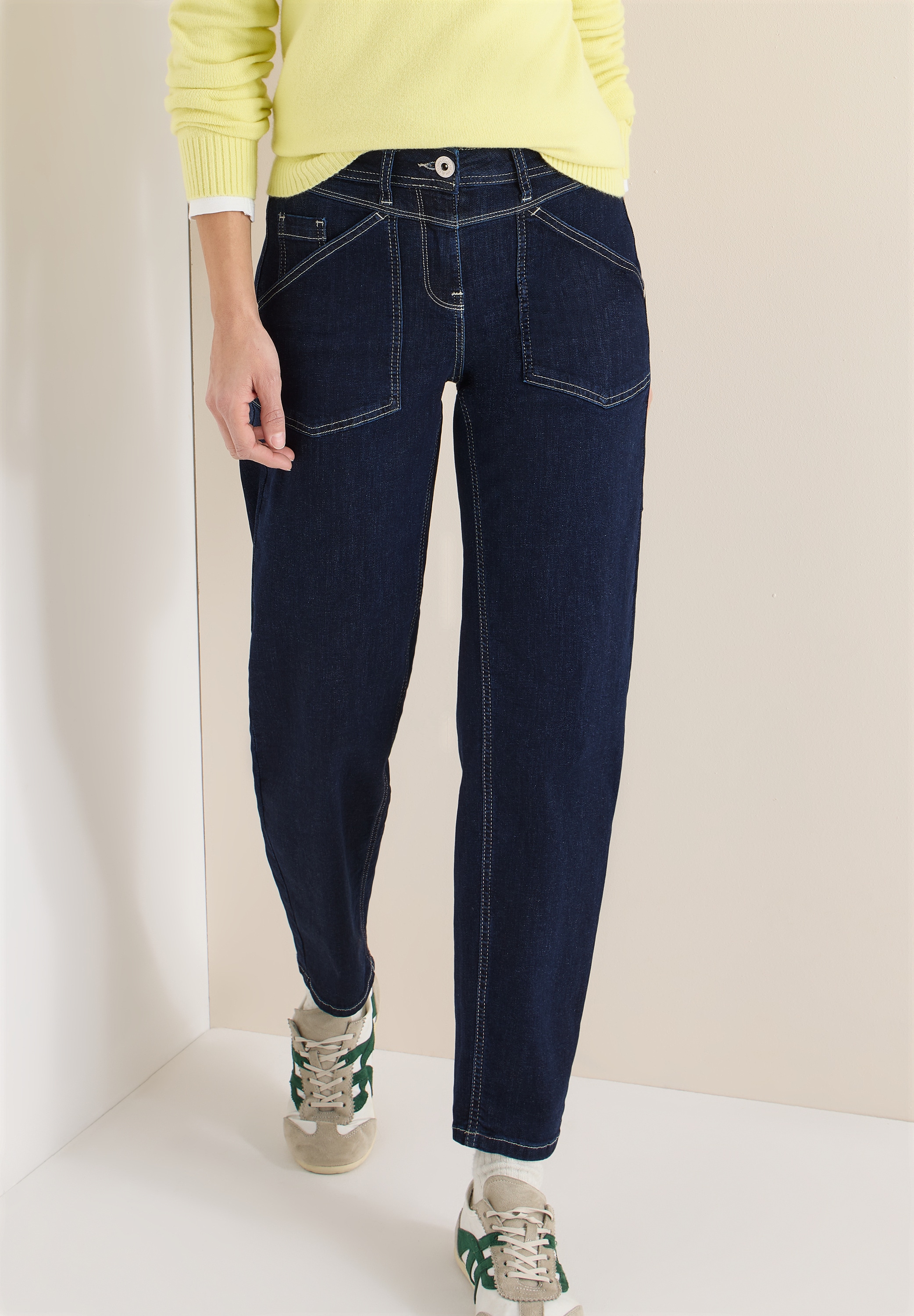 Image of Cecil Loose-fit-Jeans "Style Scarlett" im 5-Pocket-Style