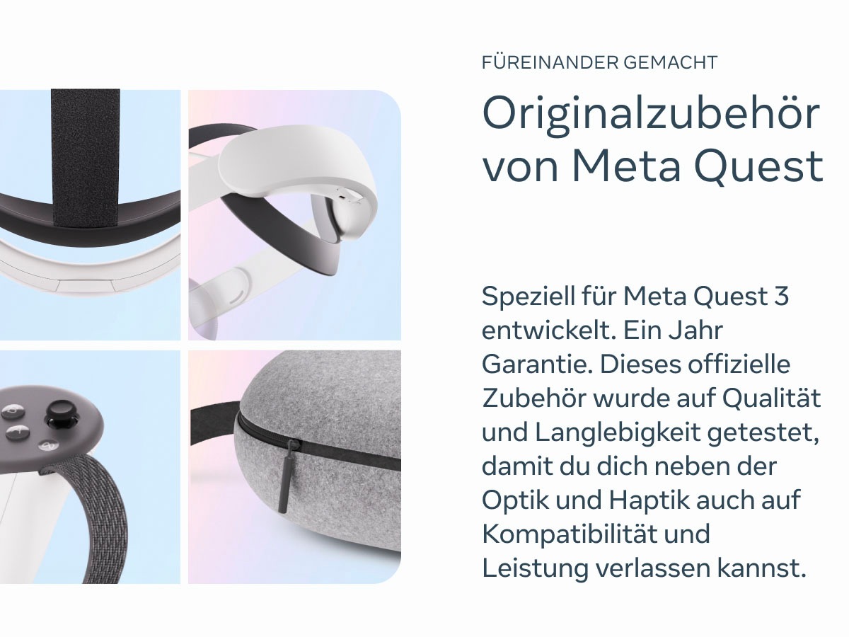 Meta VR Brillen-Halterung »Quest 3 Silicone Facial Interface«