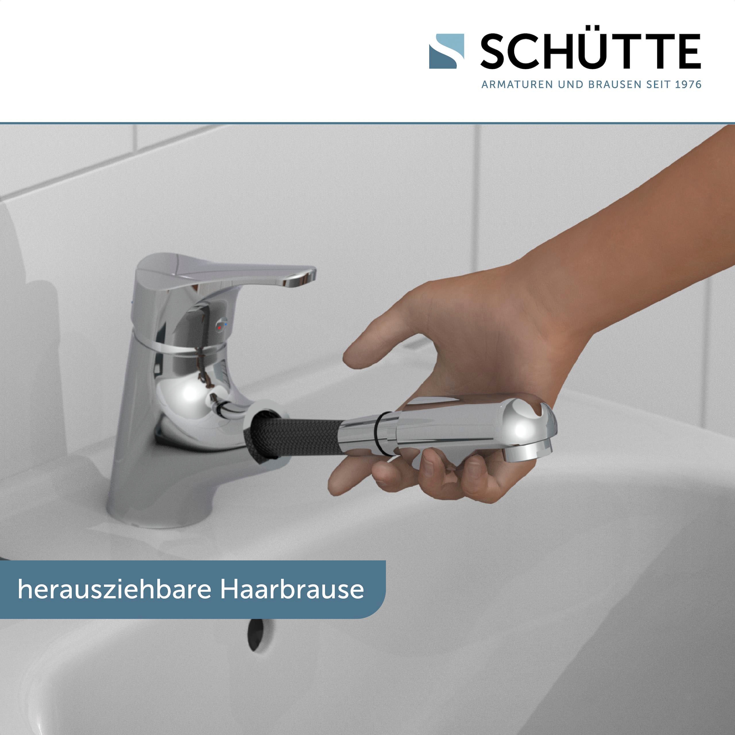 Schütte Robinet de lavabo »Attica« Ensemble,  avec douchette extractible et barre de traction, robinet, mitigeur