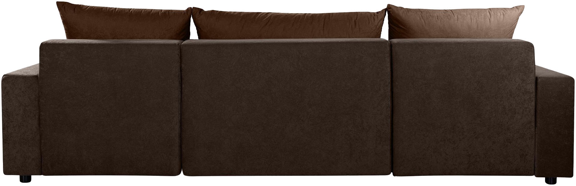 COLLECTION AB Wohnlandschaft »Pico U-Form, B: 252 cm« Schlaffunktion, Bettkasten & 2 Zierkissen