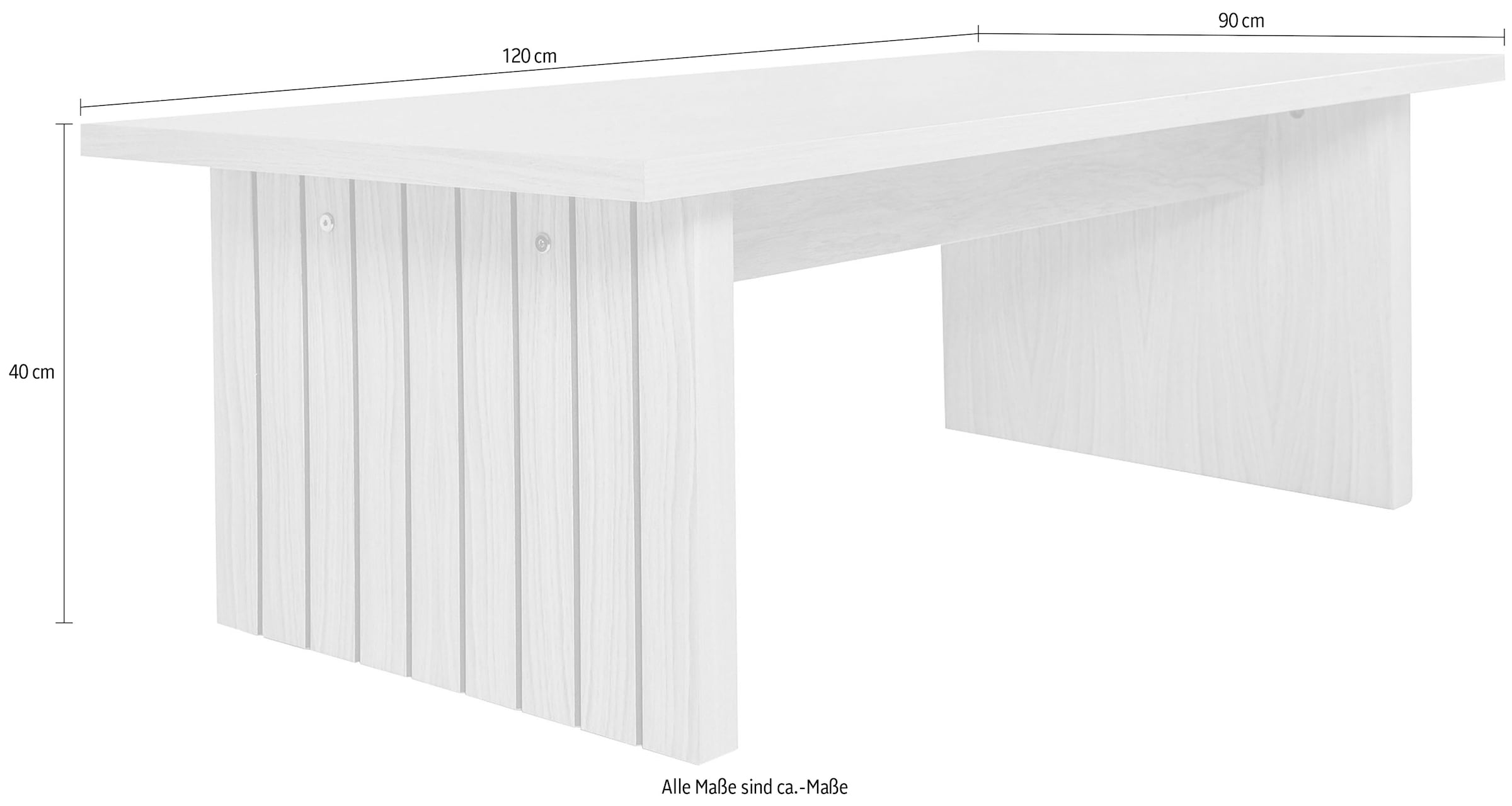 Woodman Couchtisch »Stripe« Holzfurnier aus Eiche, FSC®-zertifiziert