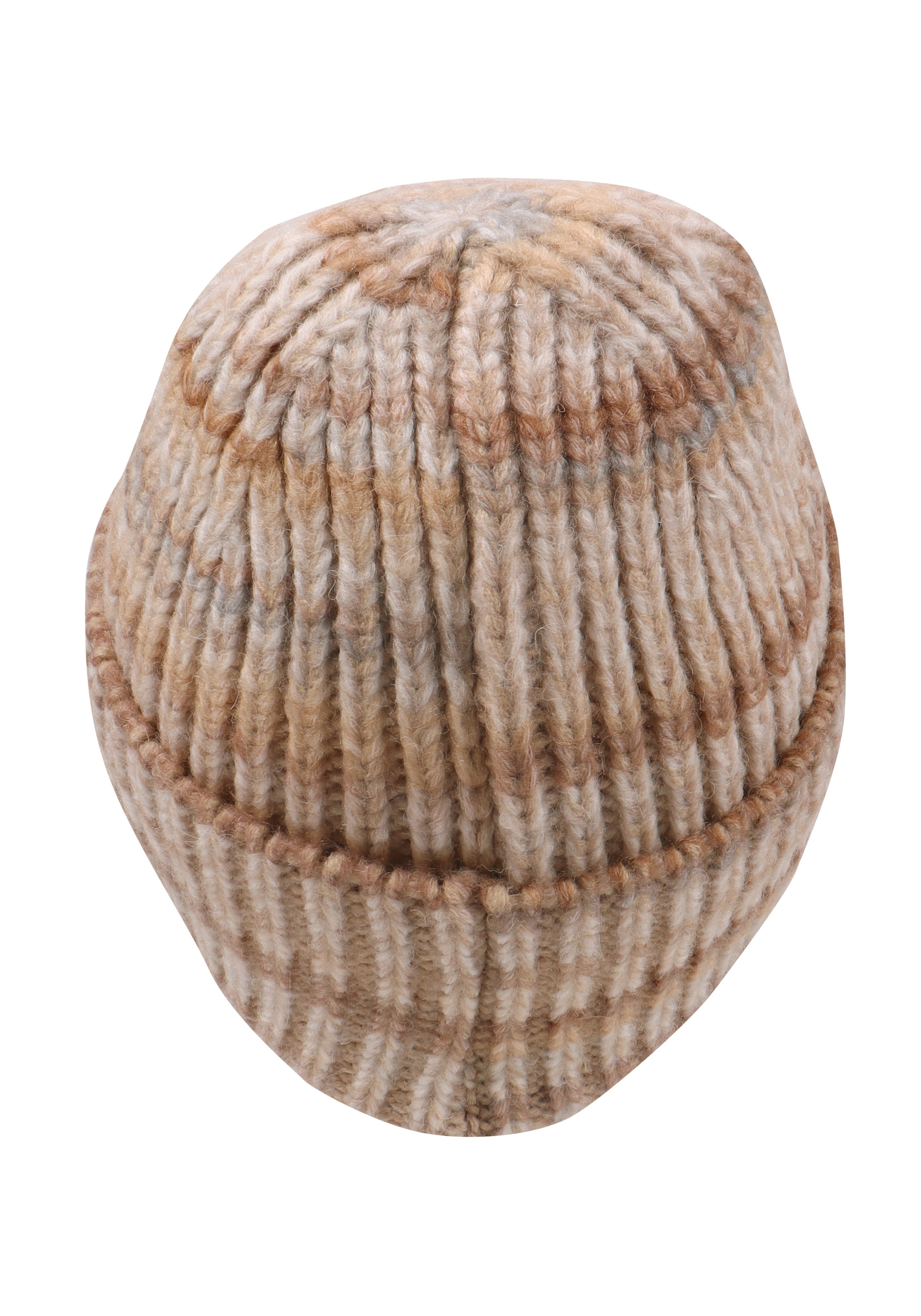 Capelli New York Bonnet , mit Farbverlauf, Rippstrick, Wollanteil, wärmend