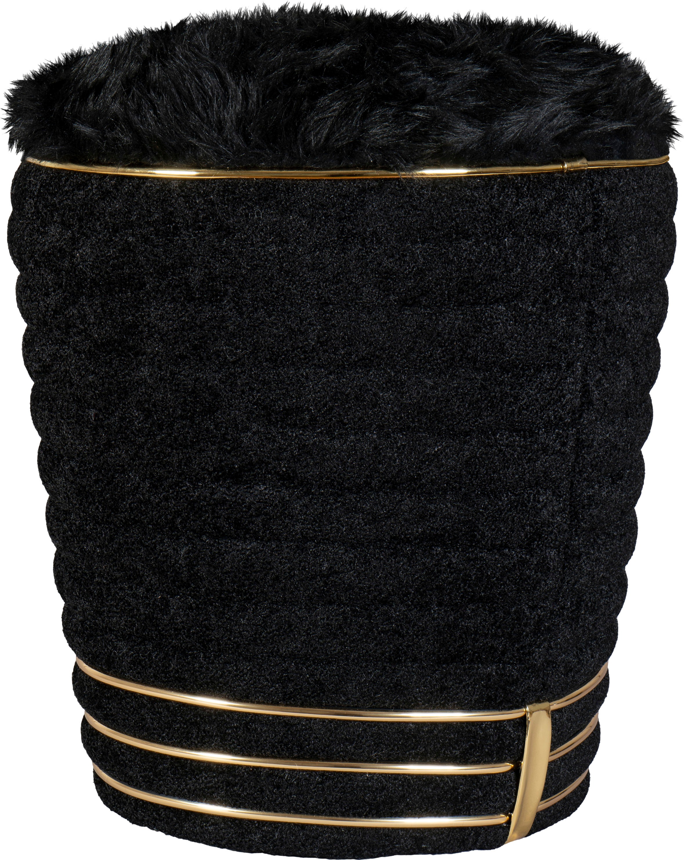 Kayoom Sitzhocker »Hocker Doric, trendiger Look, ästhetische Farbgebung, schöne Steppung«, (1 St.), komfortabel, hochqualitativ, pflegeleicht, hochwertige Materialien