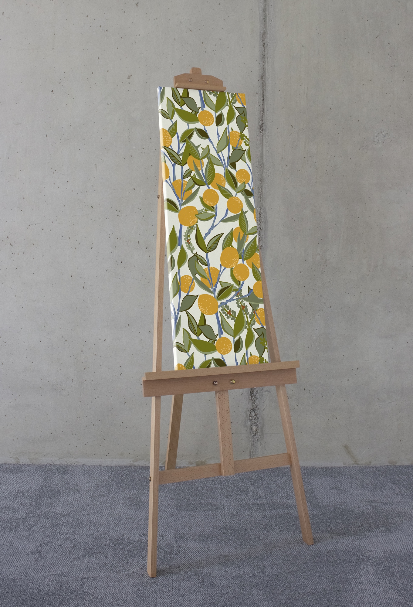 Komar Leinwandbild »Lemon Soda - Grösse 30 x 90 cm«, Natur, (1 St.), Keilrahmenbild mi Echtholzrahmen
