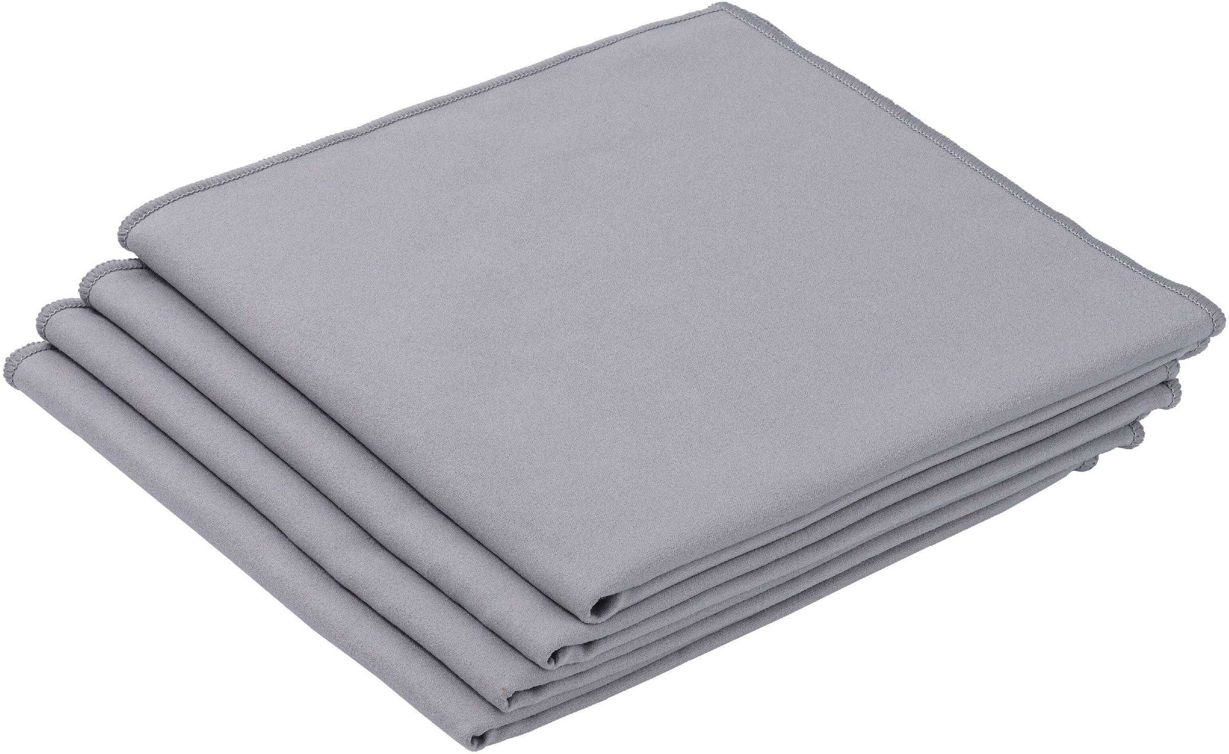 GOODproduct Handtücher »Leoa, diverse Grössen, Sporthandtuch, Reisehandtuch, Strandtuch« sehr leicht, kompakt, schnelltrocknend, Mikrofaser mit Kontrastnaht