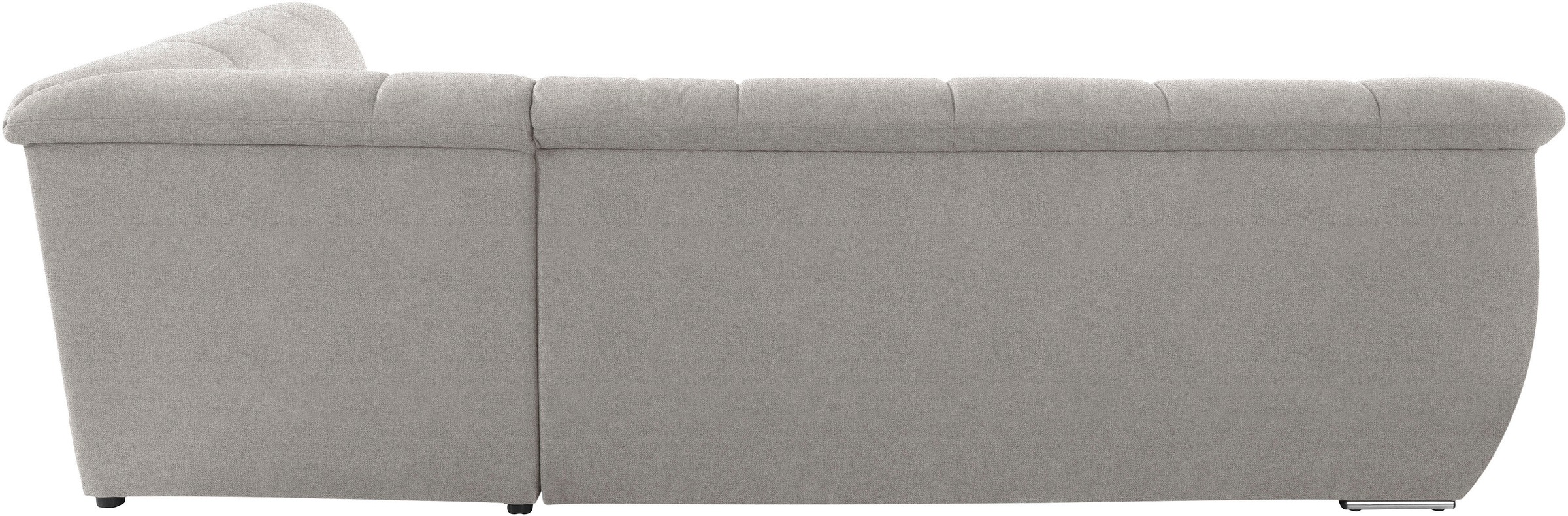 DOMO collection Ecksofa »Lagoa, moderne Sitzheftung, bequem und komfortabel, L-Form«, wahlweise mit Bettfunktion, frei im Raum stellbar, grosse Farbvielfalt