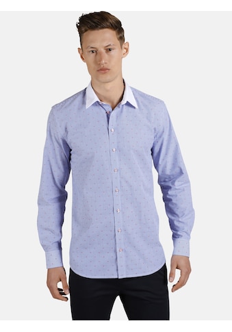 SHIRTMASTER Langarmhemd »whitecollarguy«, mit eingewebtem Muster kaufen