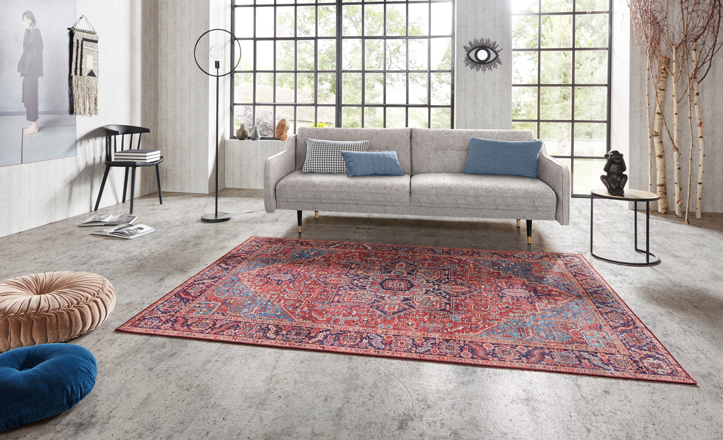Image of HANSE Home Teppich "Amata" rechteckig 5 mm Höhe Orientalisch, Läufer, Vintage, Wohnzimmer, Schlafzimmer, Esszimmer