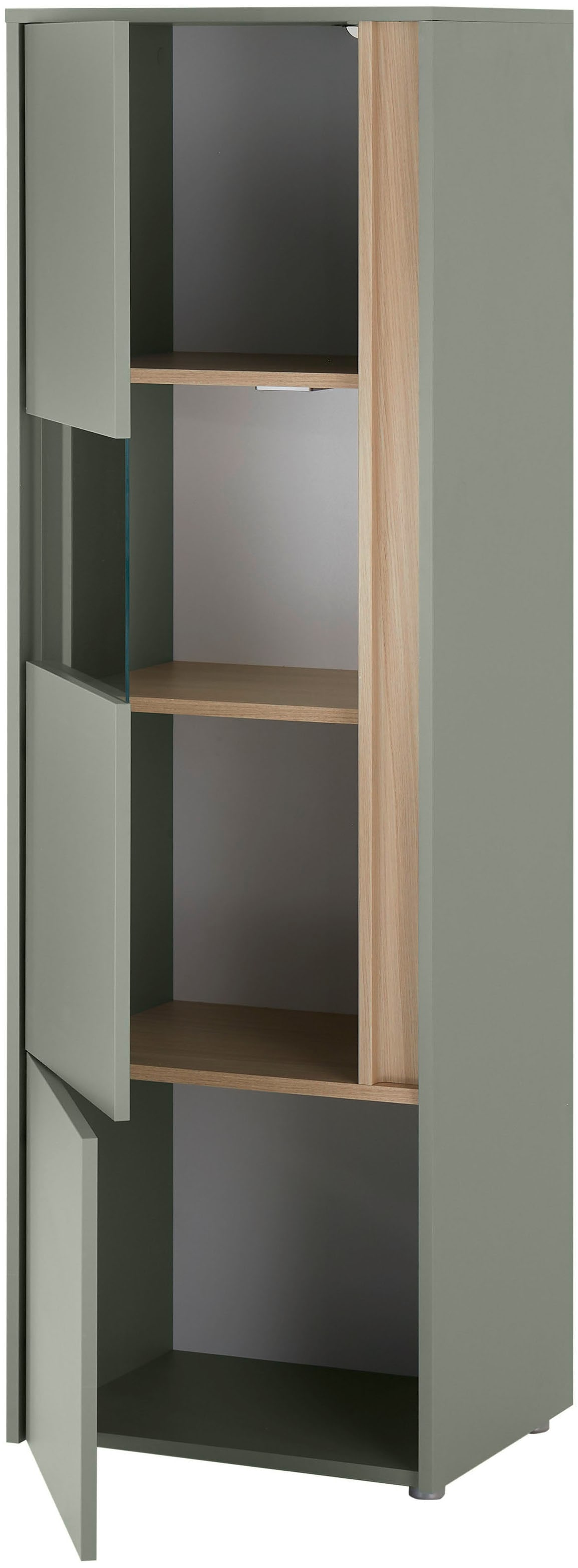 Home affaire Vitrines »City/Giron, moderner Hochschrank, Glasvitrine« zeitlos, modern, ausreichend Stauraum, vielseitig einsetzbar