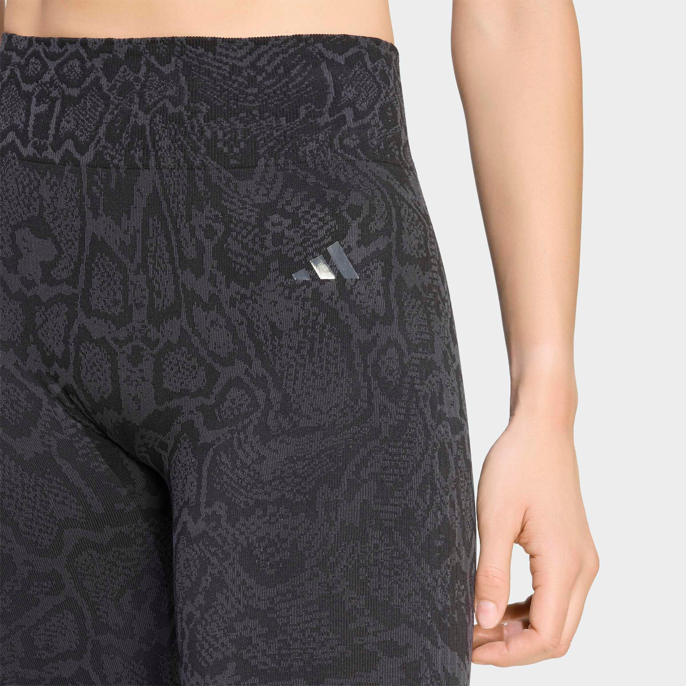 adidas Performance Trainingstights »WORKOUT ESSENTIALS LEGGINGS, KOMPLETTE LÄNGE, KNIT SNAKE«  mit nahtloser Konstruktion, aus Stretch-Material, Full-Length-Schnitt
