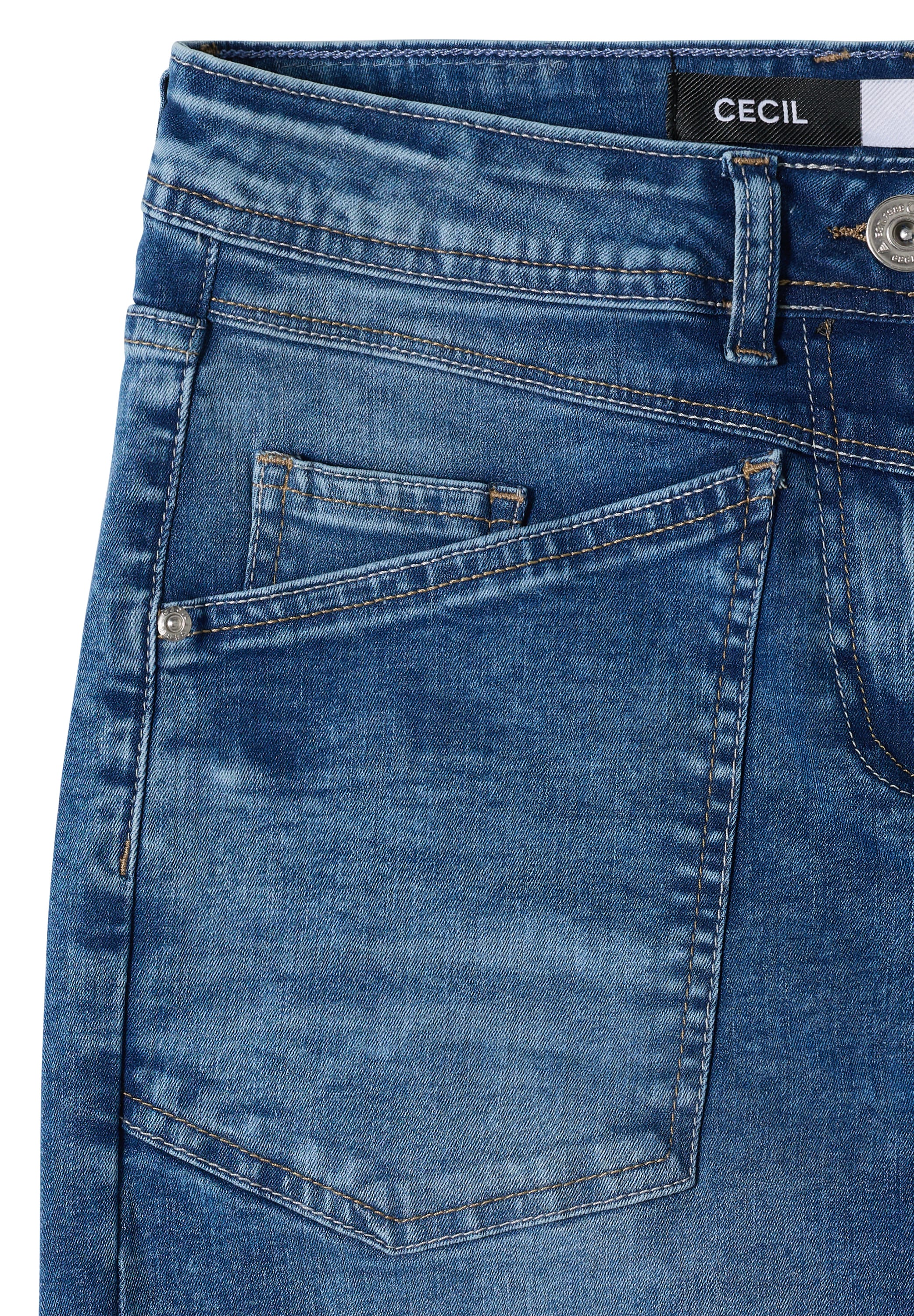Cecil Loose-fit-Jeans »Style Scarlett« mit Barrel Legs / Stretch und 5-Pocket-Style