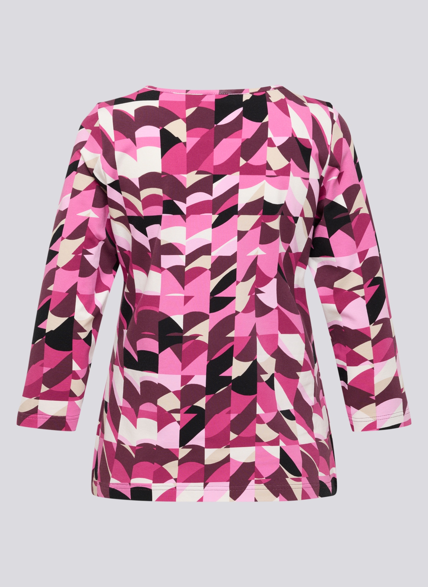 Rabe T-shirt à manches 3/4 , Sommershirt mit grafischem Muster
