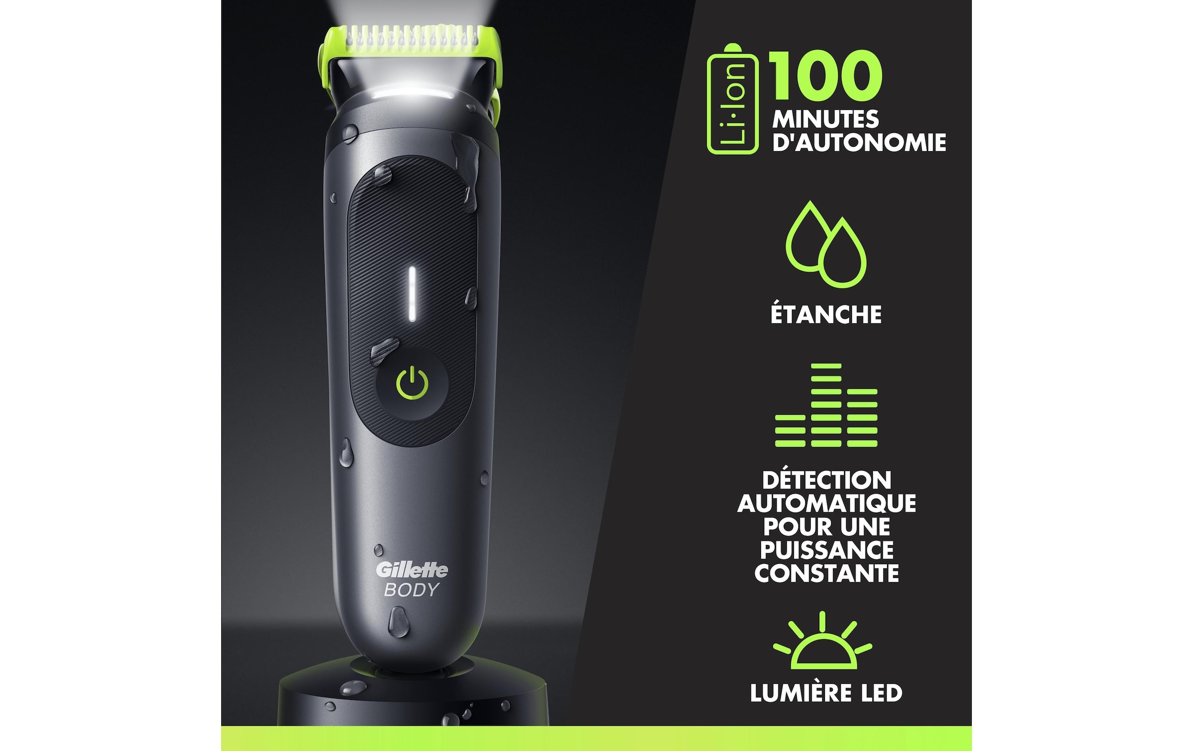 Gillette Rasoir pour le corps »+ Intimhaartrimmer für Männer i7«