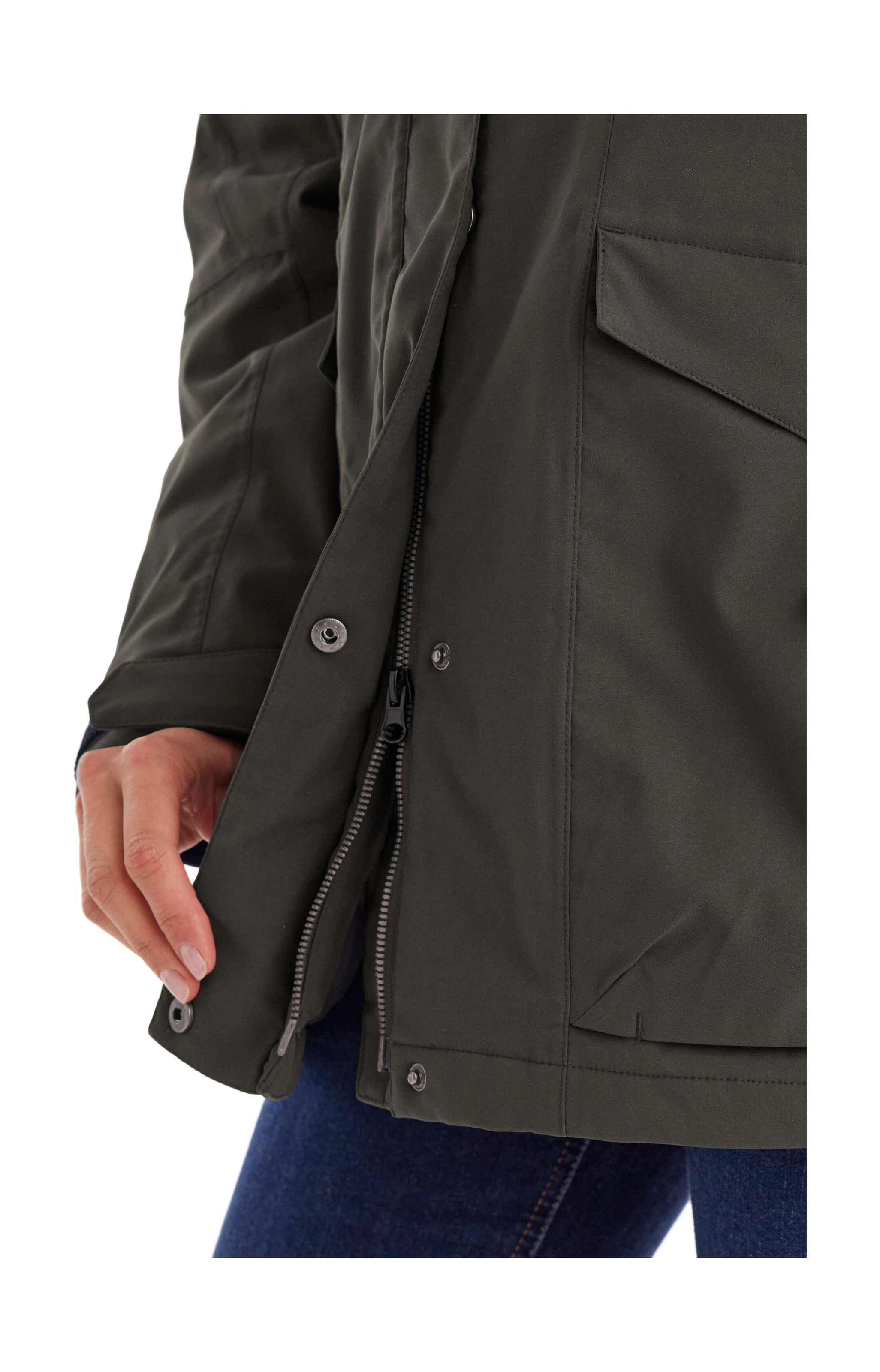 Killtec Funktionsjacke »Damen Jacke« Wasserdichte, atmungsaktive Damenjacke mit abnehmbarer Kapuze